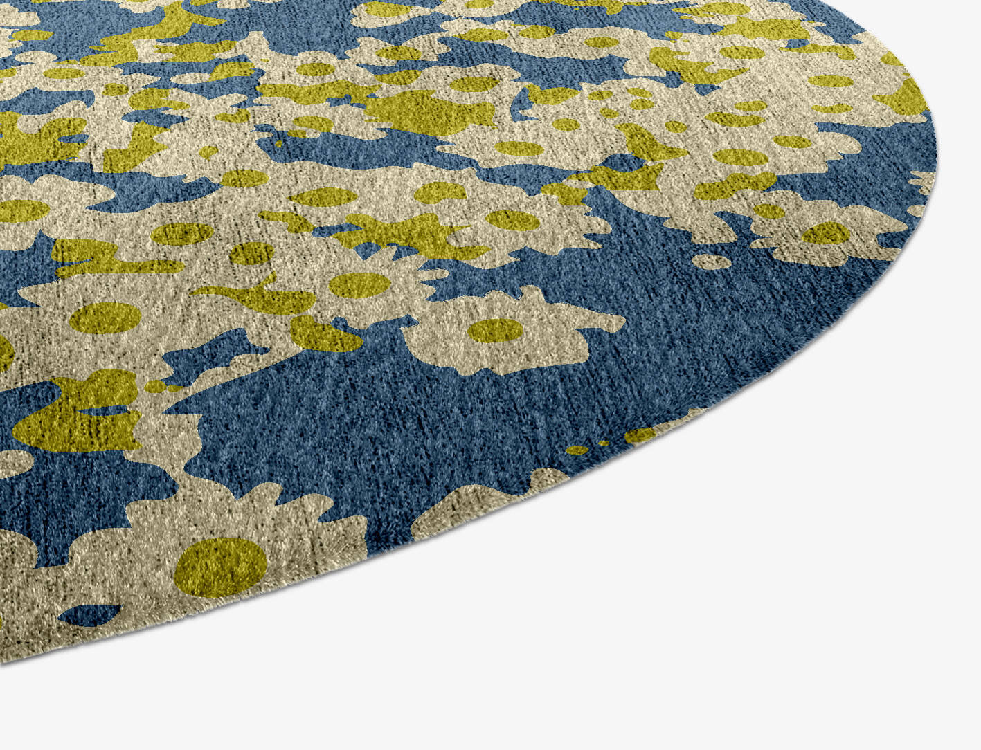 Parasol Floral Capsule Hand Knotted Bamboo Silk Custom Rug by Rug Artisan