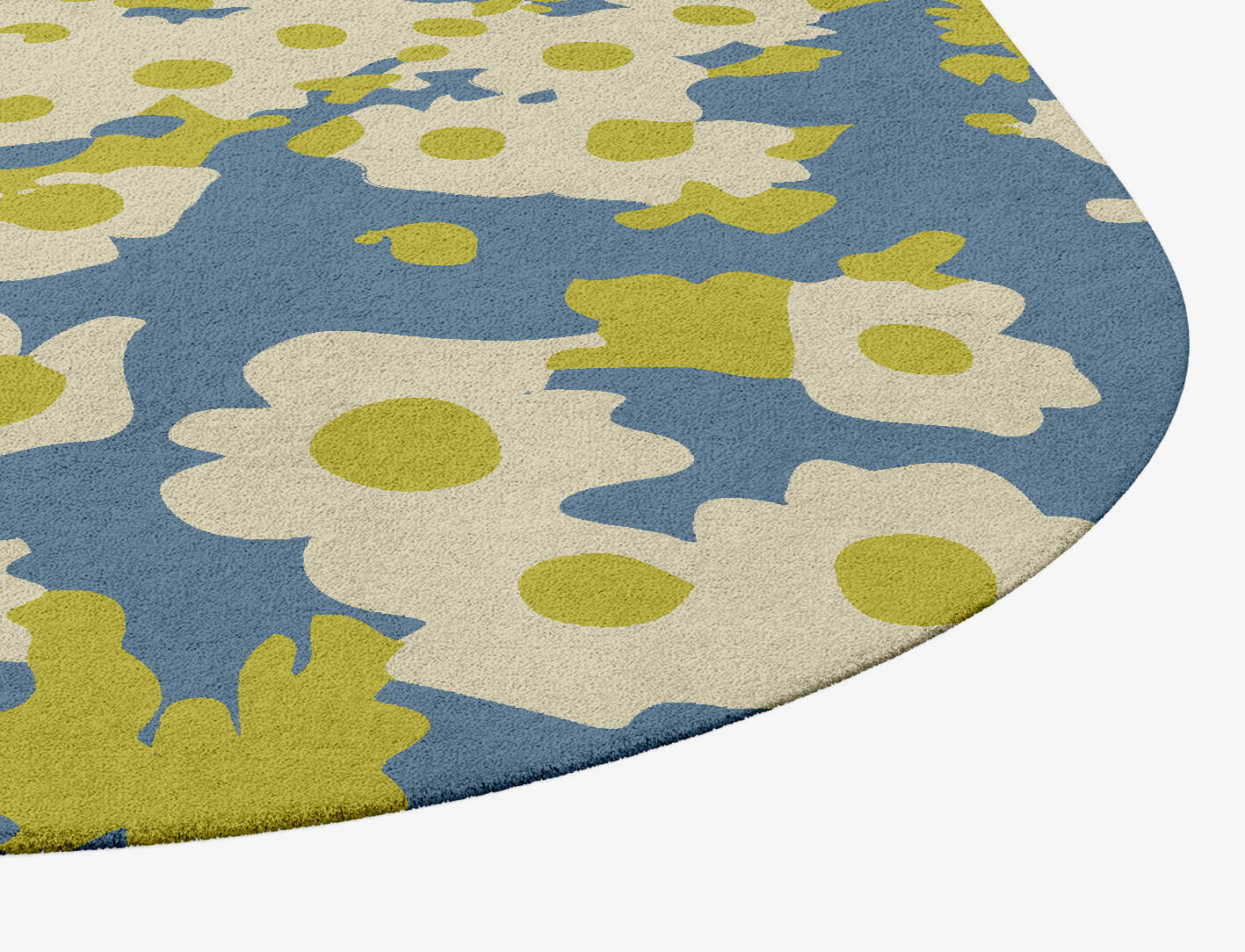 Parasol Floral Eight Hand Tufted Pure Wool Custom Rug by Rug Artisan