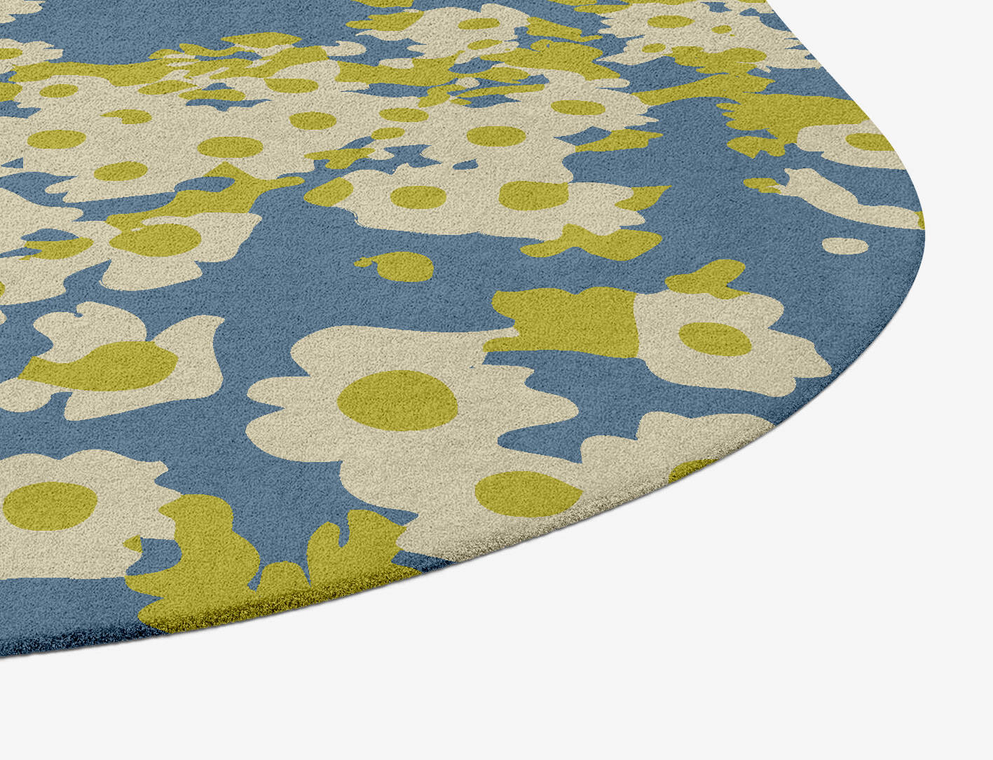 Parasol Floral Oblong Hand Tufted Pure Wool Custom Rug by Rug Artisan