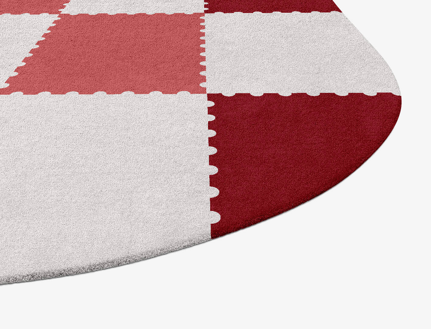 Patchwork Kids Oblong Hand Tufted Pure Wool Custom Rug by Rug Artisan