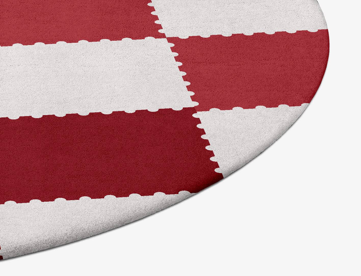 Patchwork Kids Oval Hand Tufted Pure Wool Custom Rug by Rug Artisan
