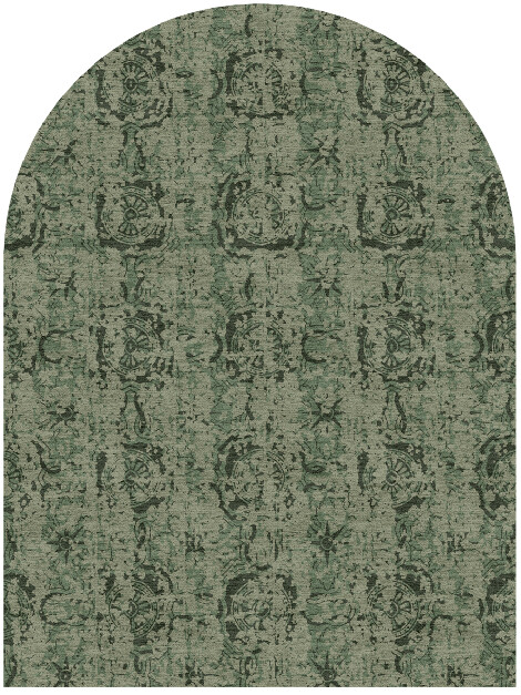 Pattern Links Vintage Arch Hand Knotted Tibetan Wool Custom Rug by Rug Artisan
