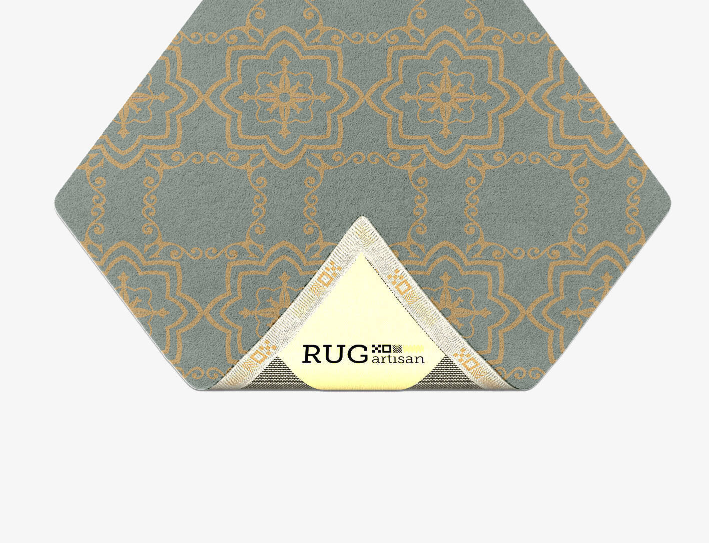 Pax Blue Royal Diamond Hand Tufted Pure Wool Custom Rug by Rug Artisan