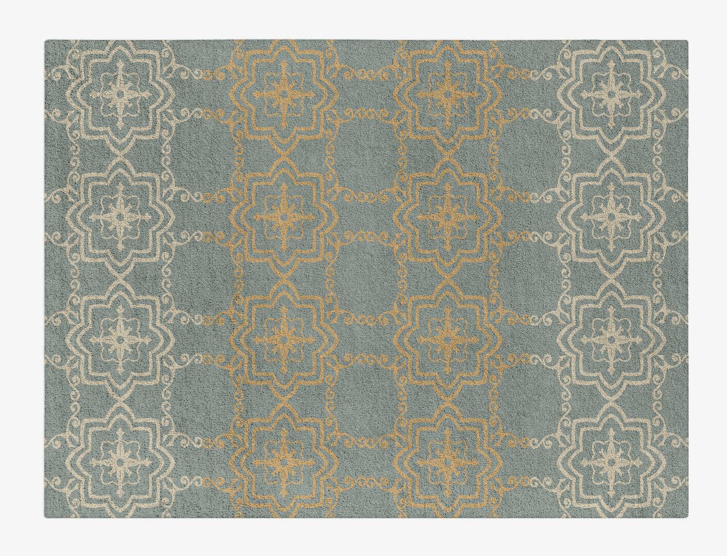 Pax Blue Royal Rectangle Hand Tufted Pure Wool Custom Rug by Rug Artisan