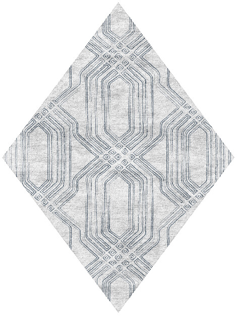 Paynes Batik Diamond Hand Tufted Bamboo Silk Custom Rug by Rug Artisan
