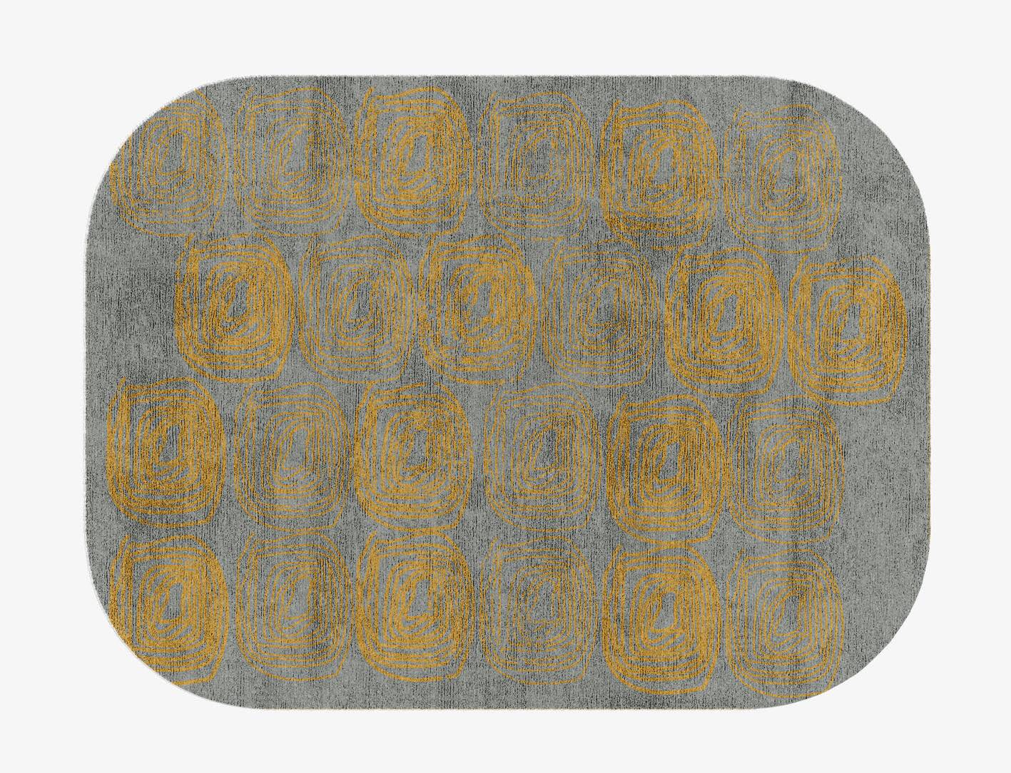 Paz  Oblong Hand Knotted Bamboo Silk Custom Rug by Rug Artisan