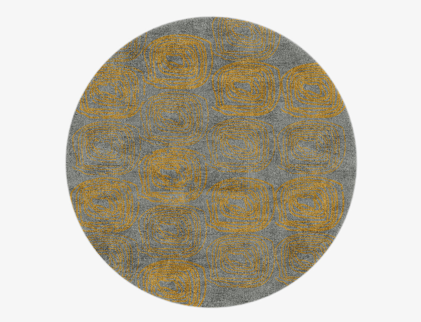 Paz  Round Hand Knotted Bamboo Silk Custom Rug by Rug Artisan