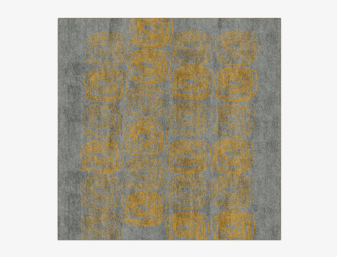 Paz  Square Hand Knotted Bamboo Silk Custom Rug by Rug Artisan