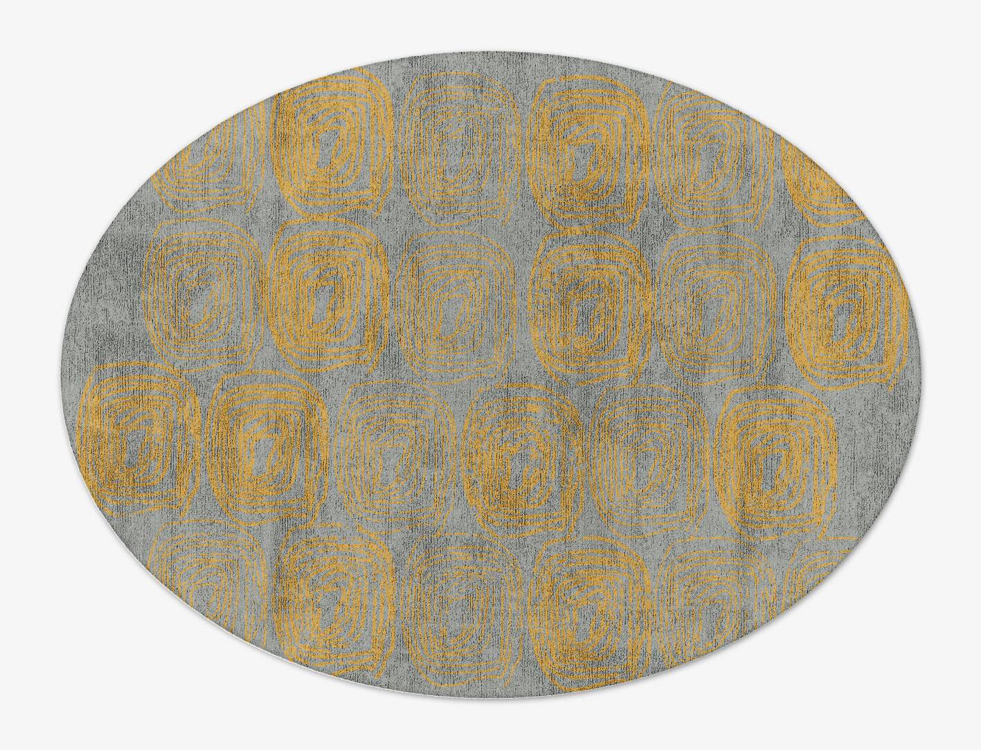 Paz  Oval Hand Tufted Bamboo Silk Custom Rug by Rug Artisan