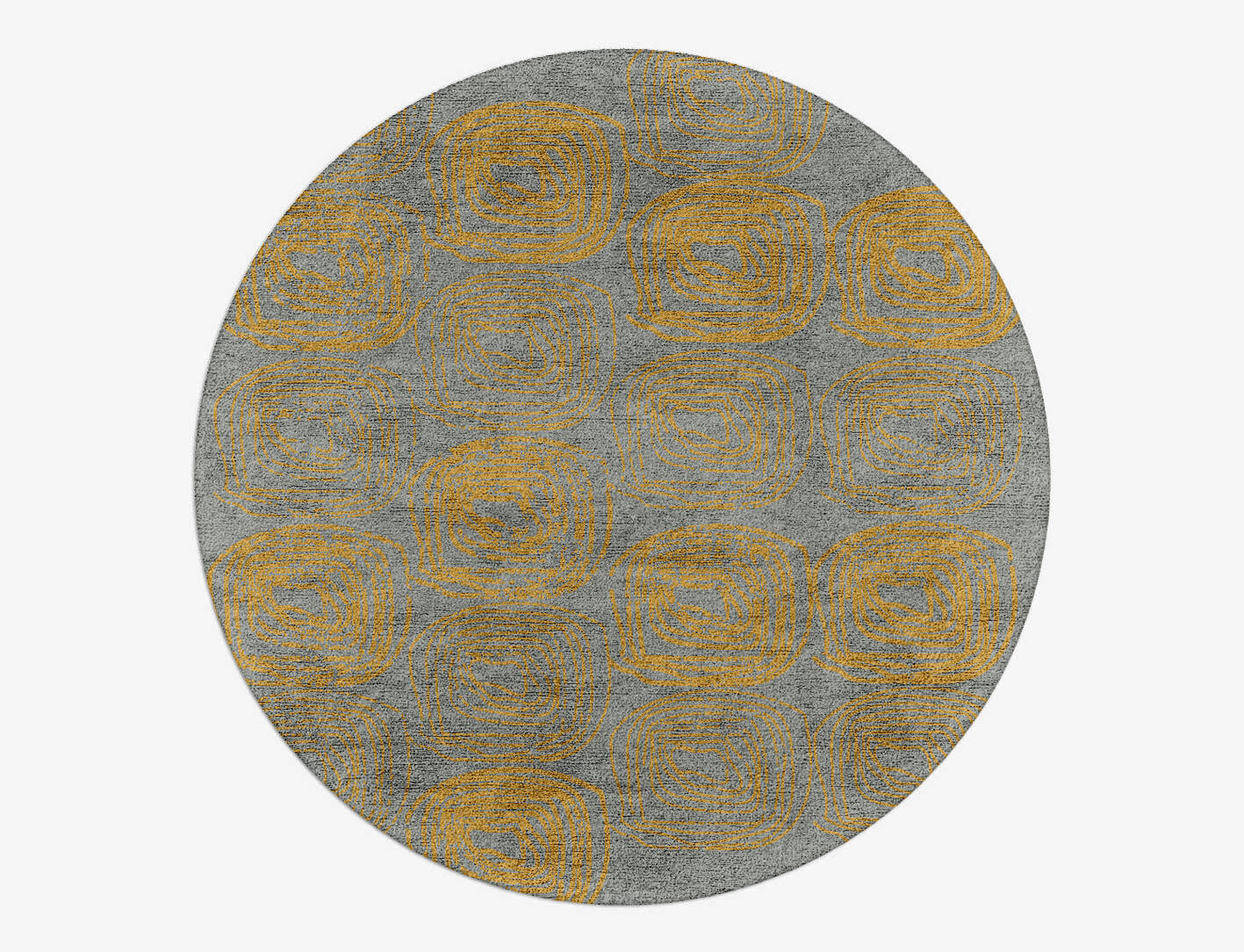 Paz  Round Hand Tufted Bamboo Silk Custom Rug by Rug Artisan