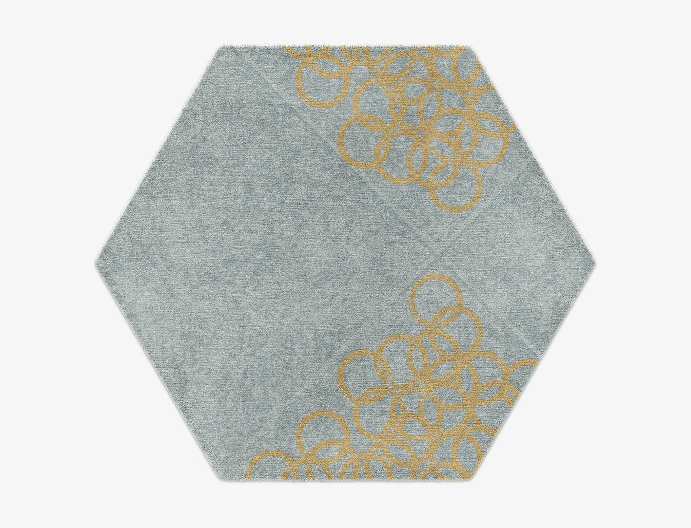 Paza  Hexagon Hand Knotted Tibetan Wool Custom Rug by Rug Artisan