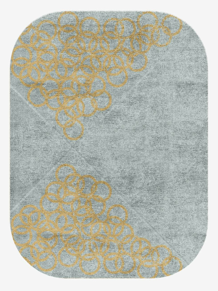 Paza  Oblong Hand Knotted Bamboo Silk Custom Rug by Rug Artisan