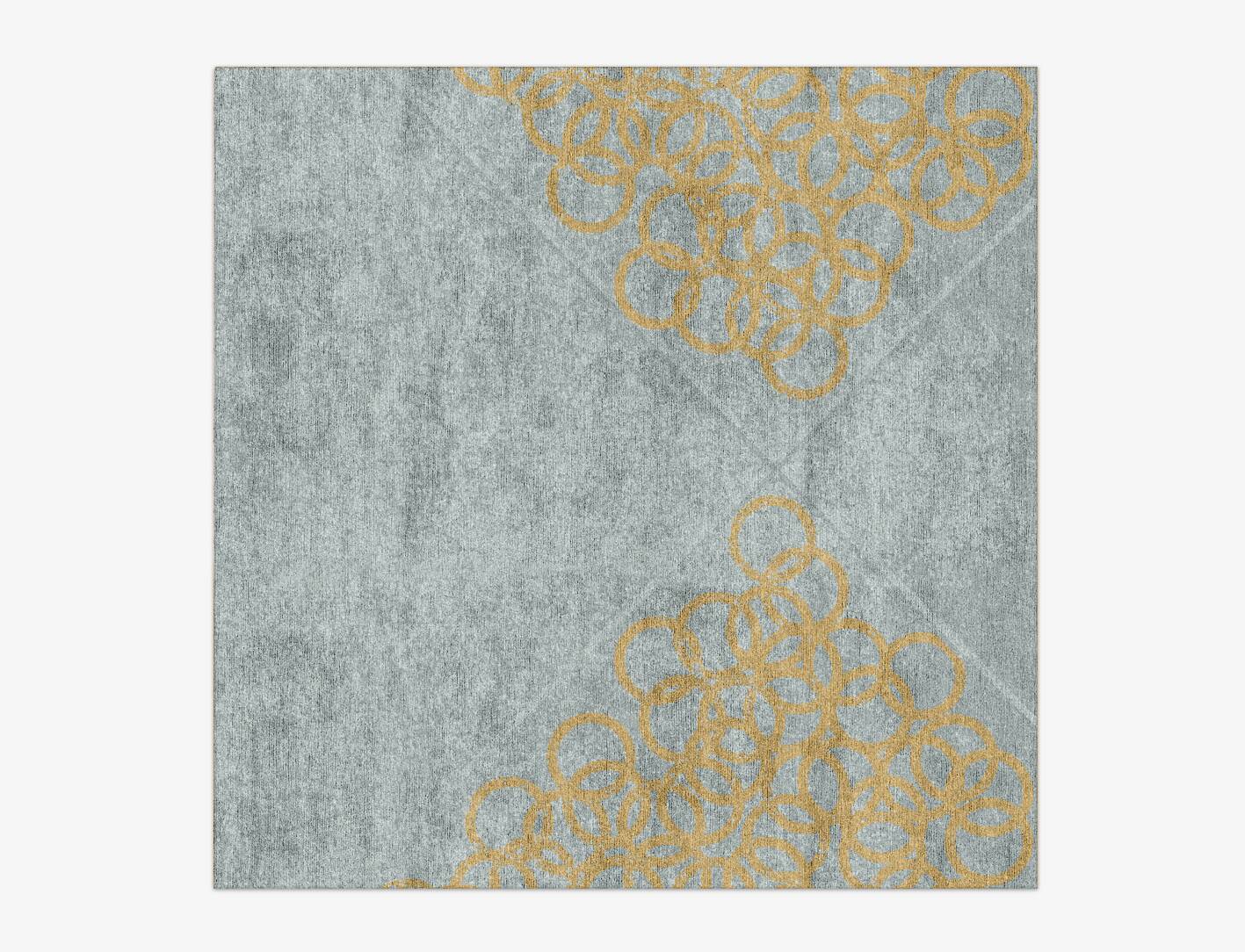 Paza  Square Hand Knotted Bamboo Silk Custom Rug by Rug Artisan