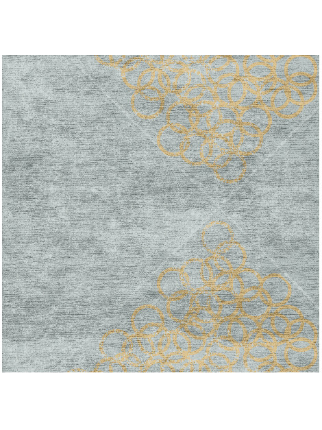 Paza  Square Hand Knotted Bamboo Silk Custom Rug by Rug Artisan