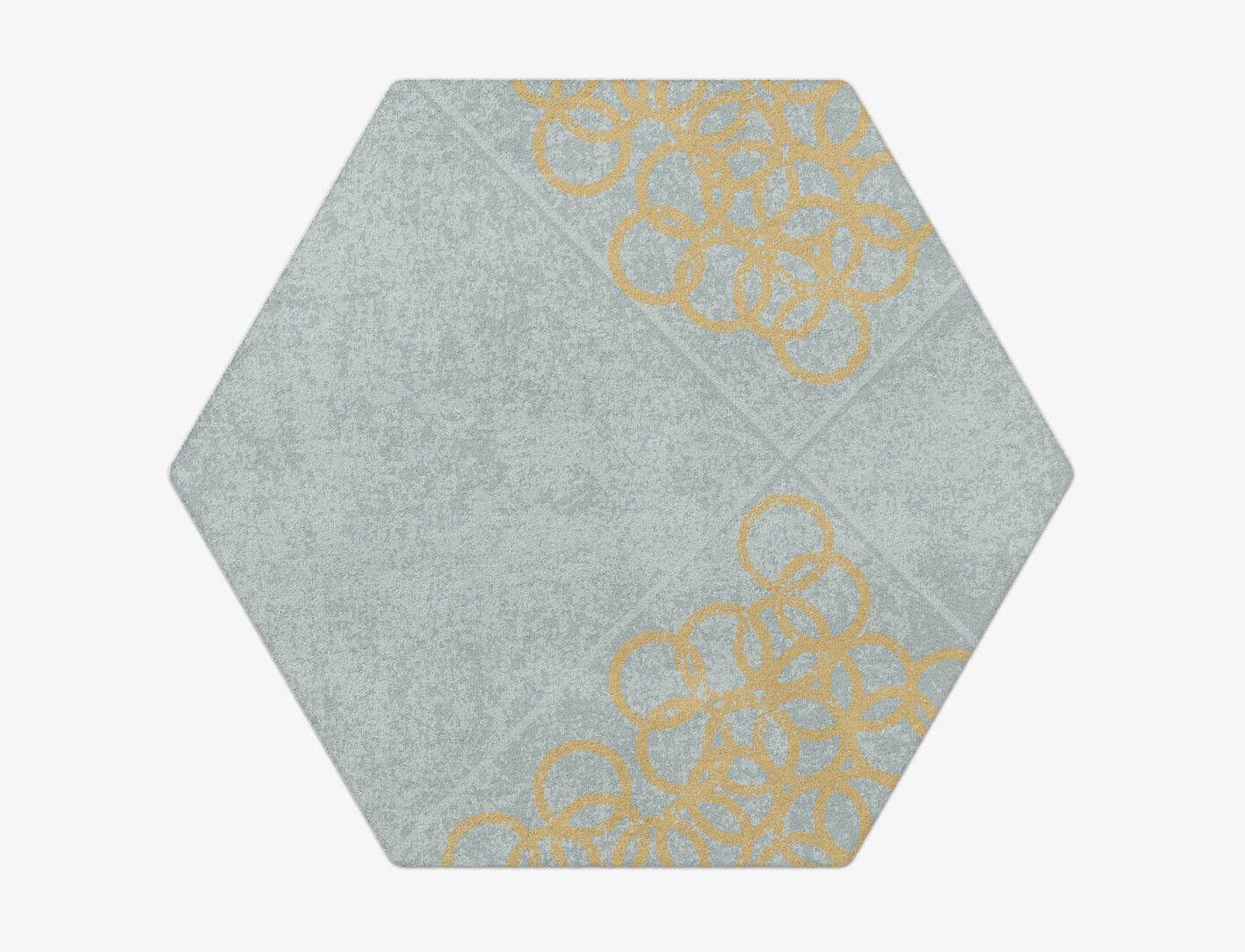 Paza  Hexagon Hand Tufted Pure Wool Custom Rug by Rug Artisan