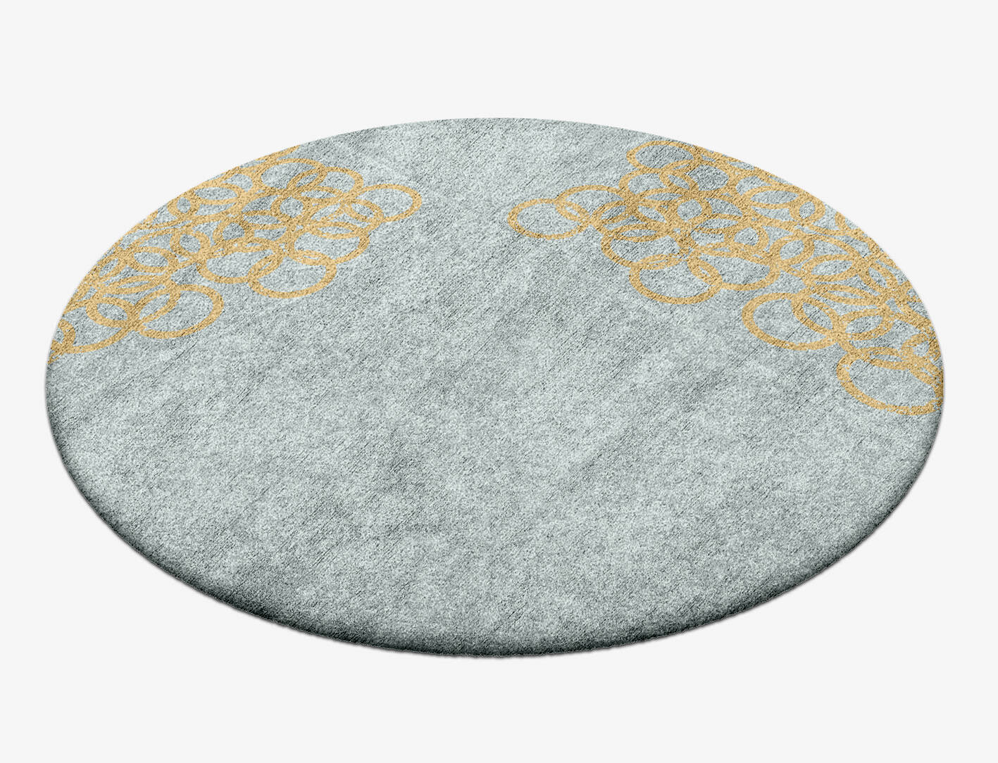 Paza  Round Hand Tufted Bamboo Silk Custom Rug by Rug Artisan