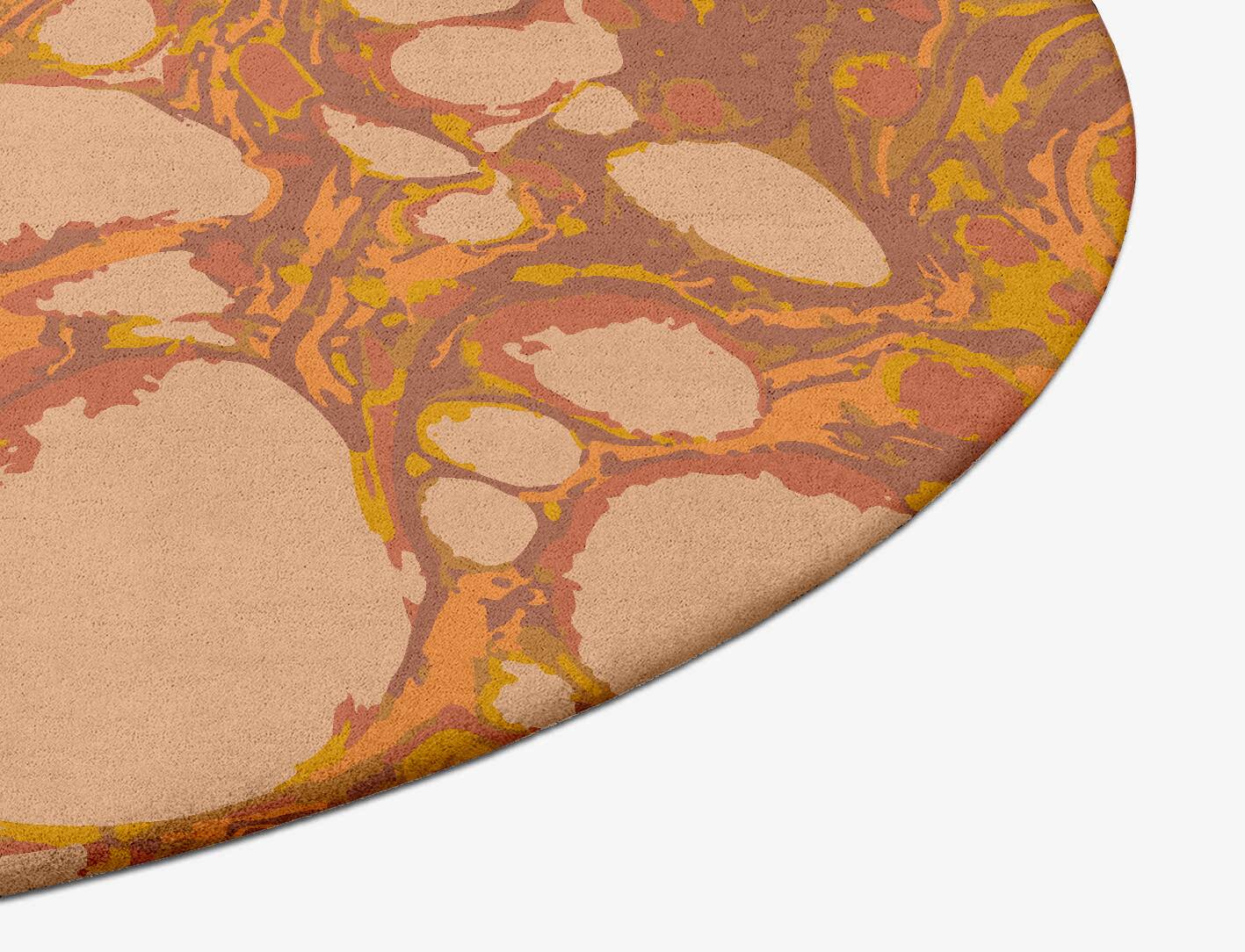 Pebble Surface Art Oval Hand Tufted Pure Wool Custom Rug by Rug Artisan