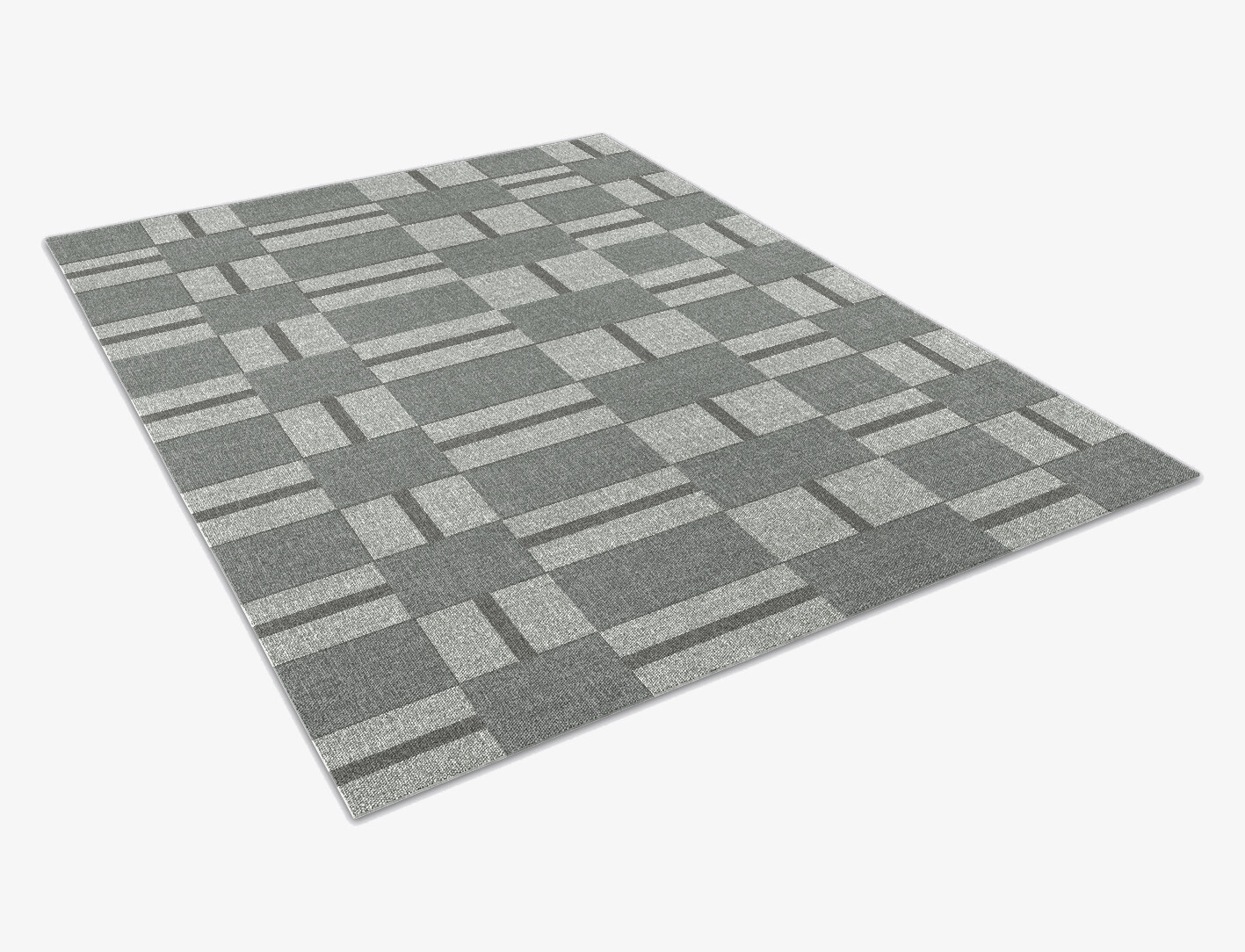 Pennon Geometric Rectangle Flatweave New Zealand Wool Custom Rug by Rug Artisan