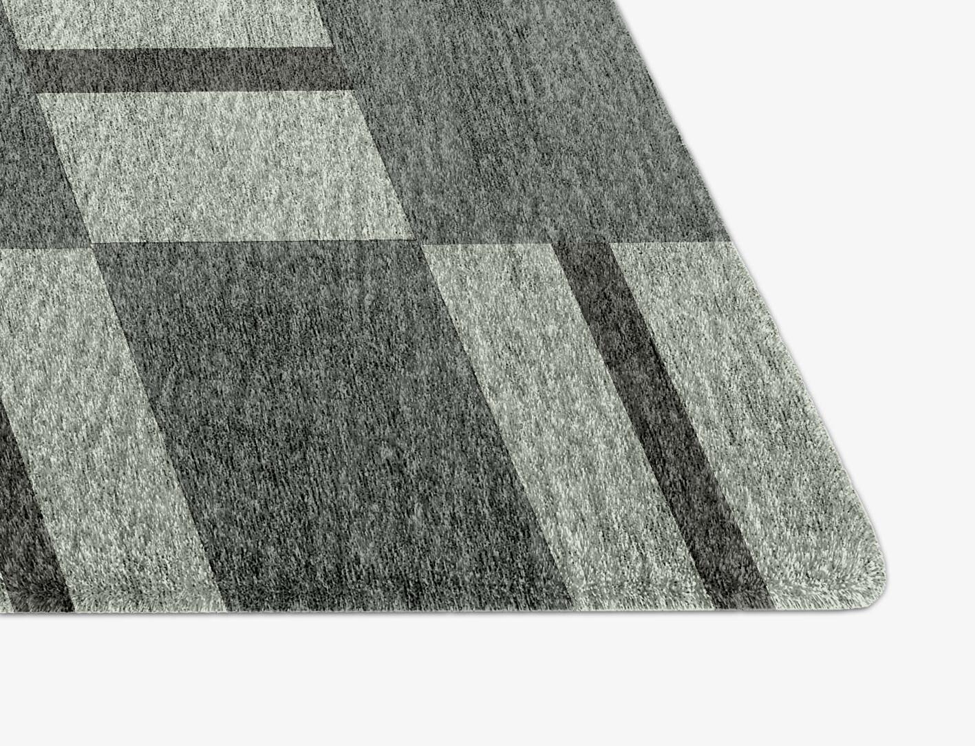 Pennon Geometric Arch Hand Knotted Bamboo Silk Custom Rug by Rug Artisan