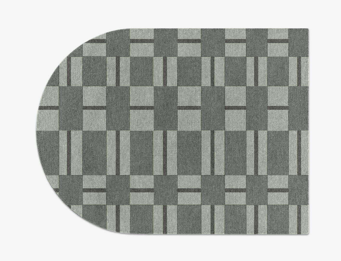 Pennon Geometric Arch Hand Knotted Tibetan Wool Custom Rug by Rug Artisan