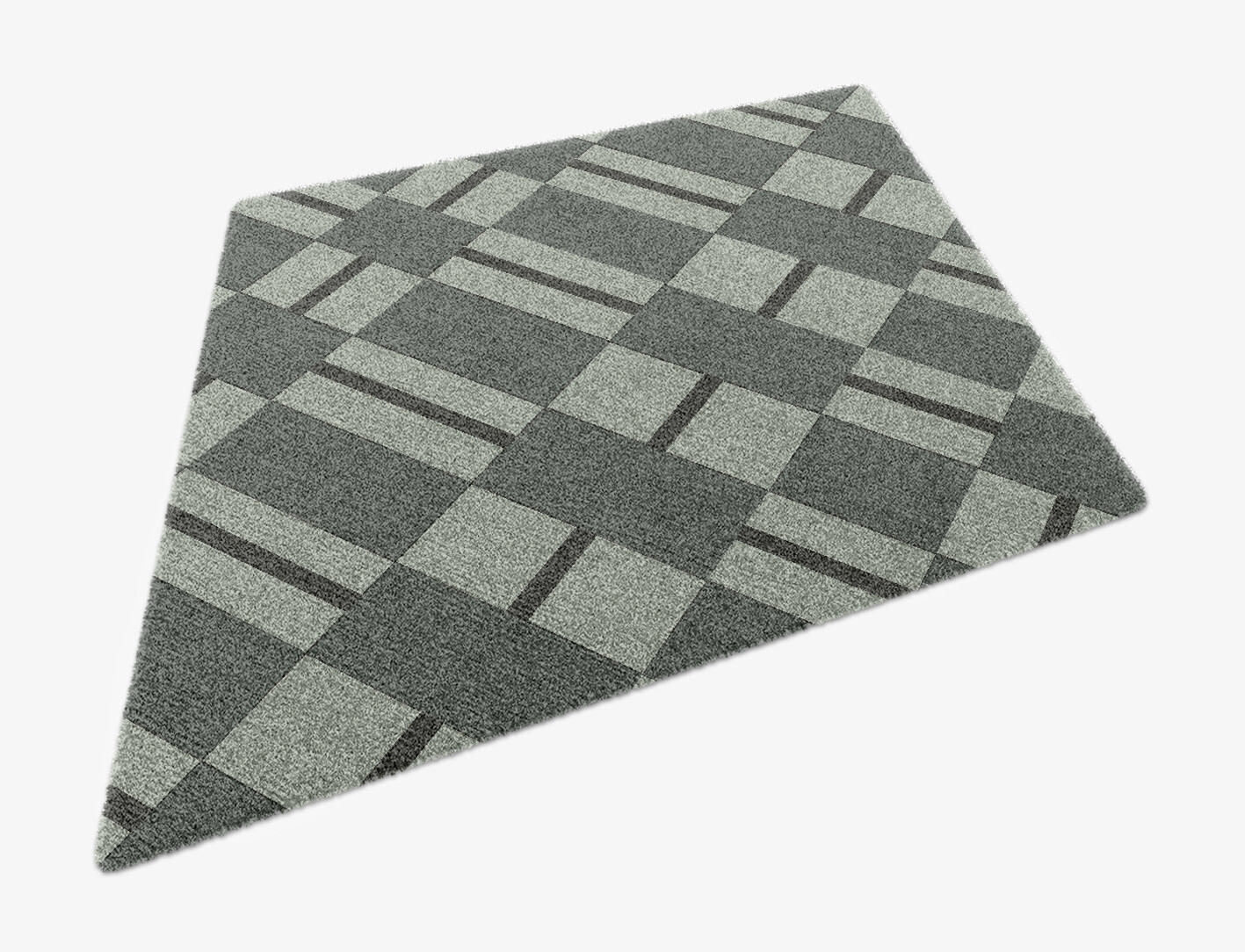 Pennon Geometric Diamond Hand Knotted Tibetan Wool Custom Rug by Rug Artisan