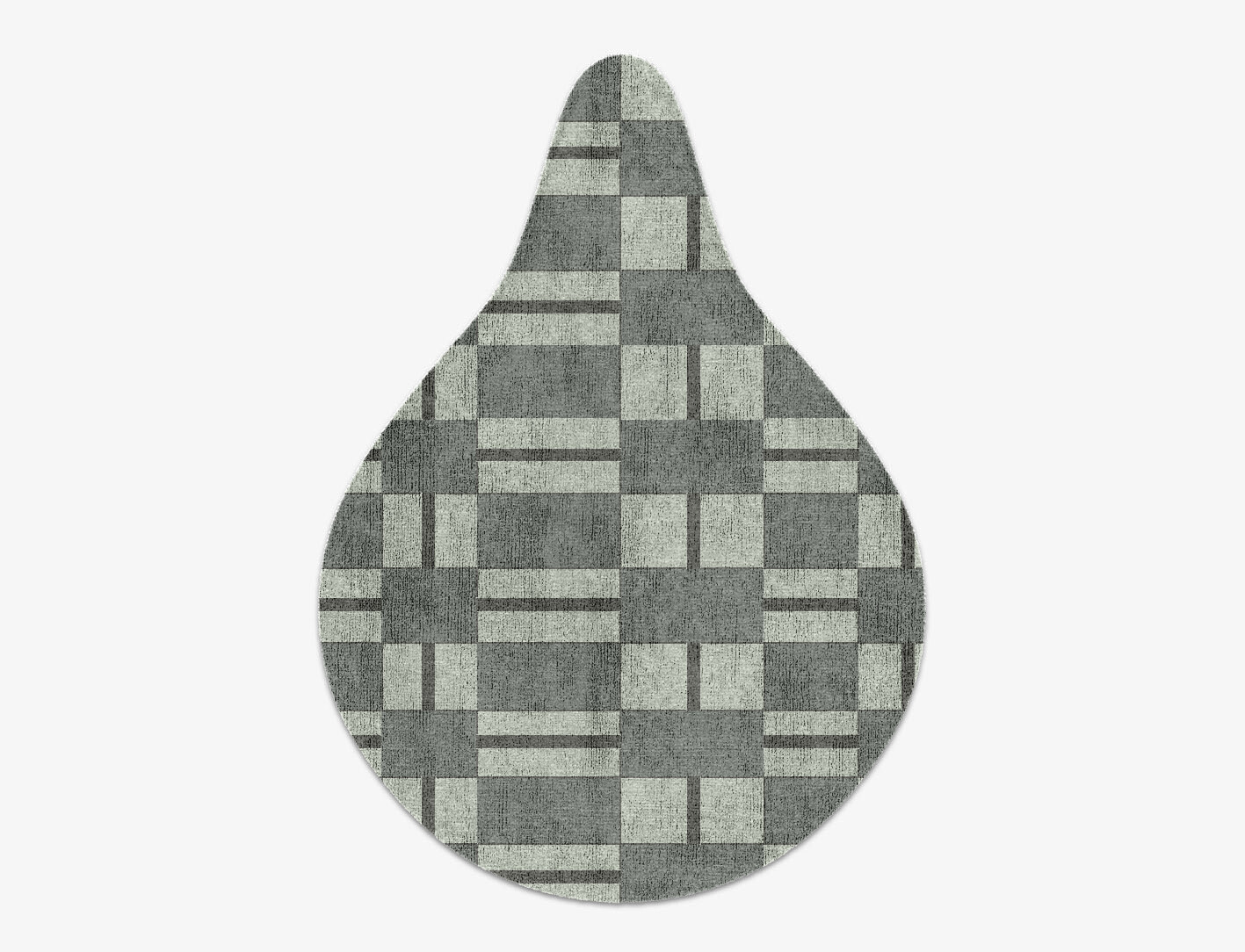 Pennon Geometric Drop Hand Knotted Bamboo Silk Custom Rug by Rug Artisan