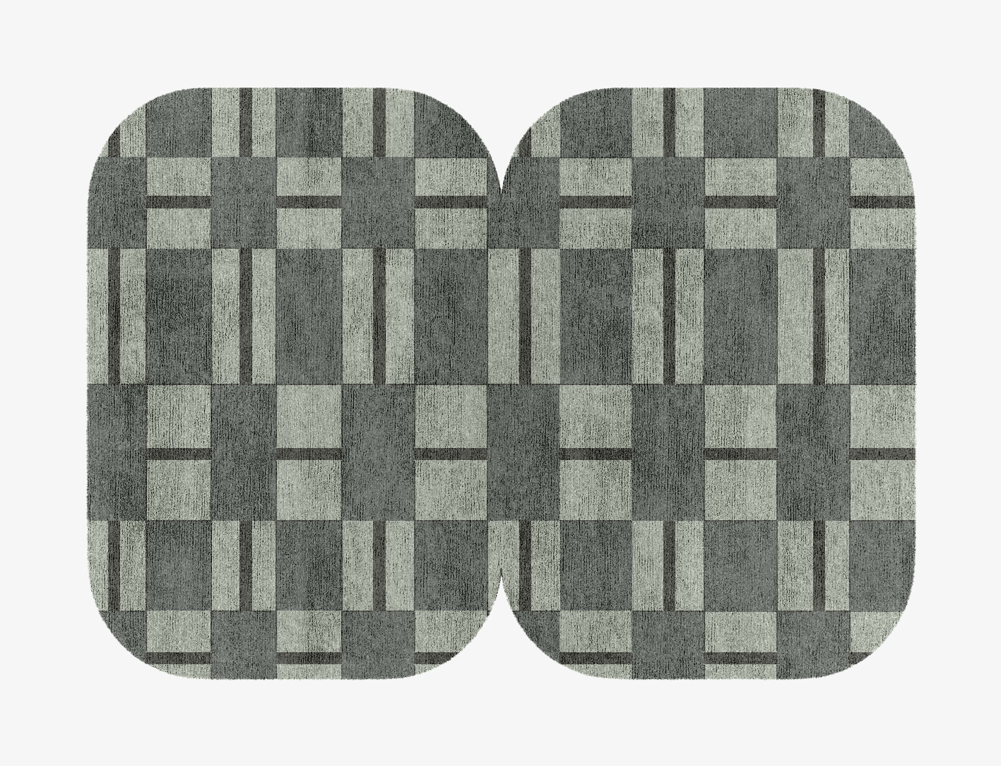 Pennon Geometric Eight Hand Knotted Bamboo Silk Custom Rug by Rug Artisan