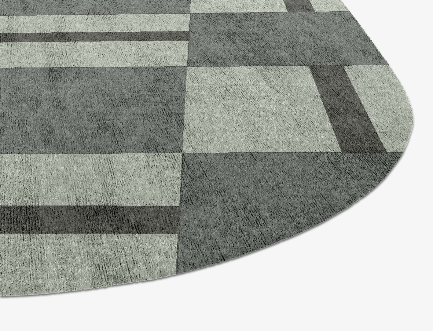 Pennon Geometric Eight Hand Knotted Bamboo Silk Custom Rug by Rug Artisan