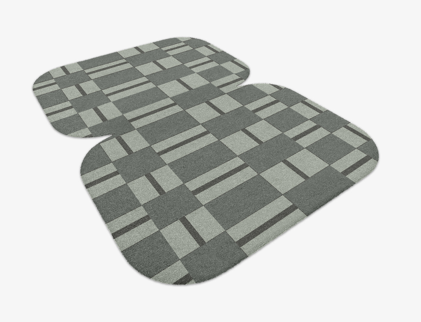 Pennon Geometric Eight Hand Knotted Tibetan Wool Custom Rug by Rug Artisan
