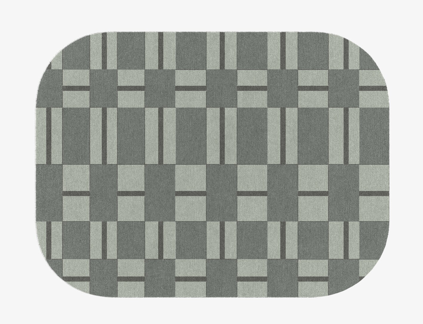 Pennon Geometric Oblong Hand Knotted Tibetan Wool Custom Rug by Rug Artisan