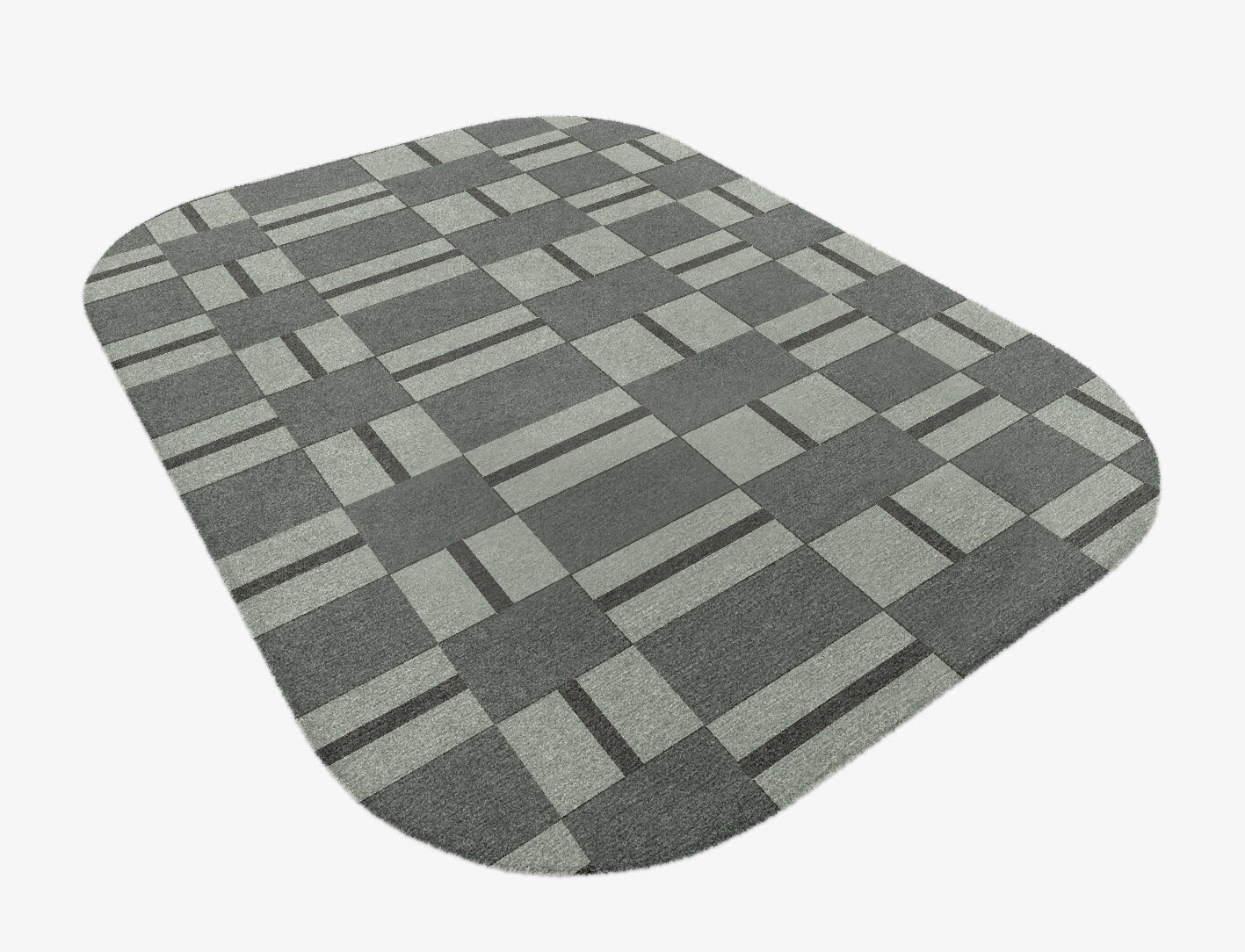 Pennon Geometric Oblong Hand Knotted Tibetan Wool Custom Rug by Rug Artisan