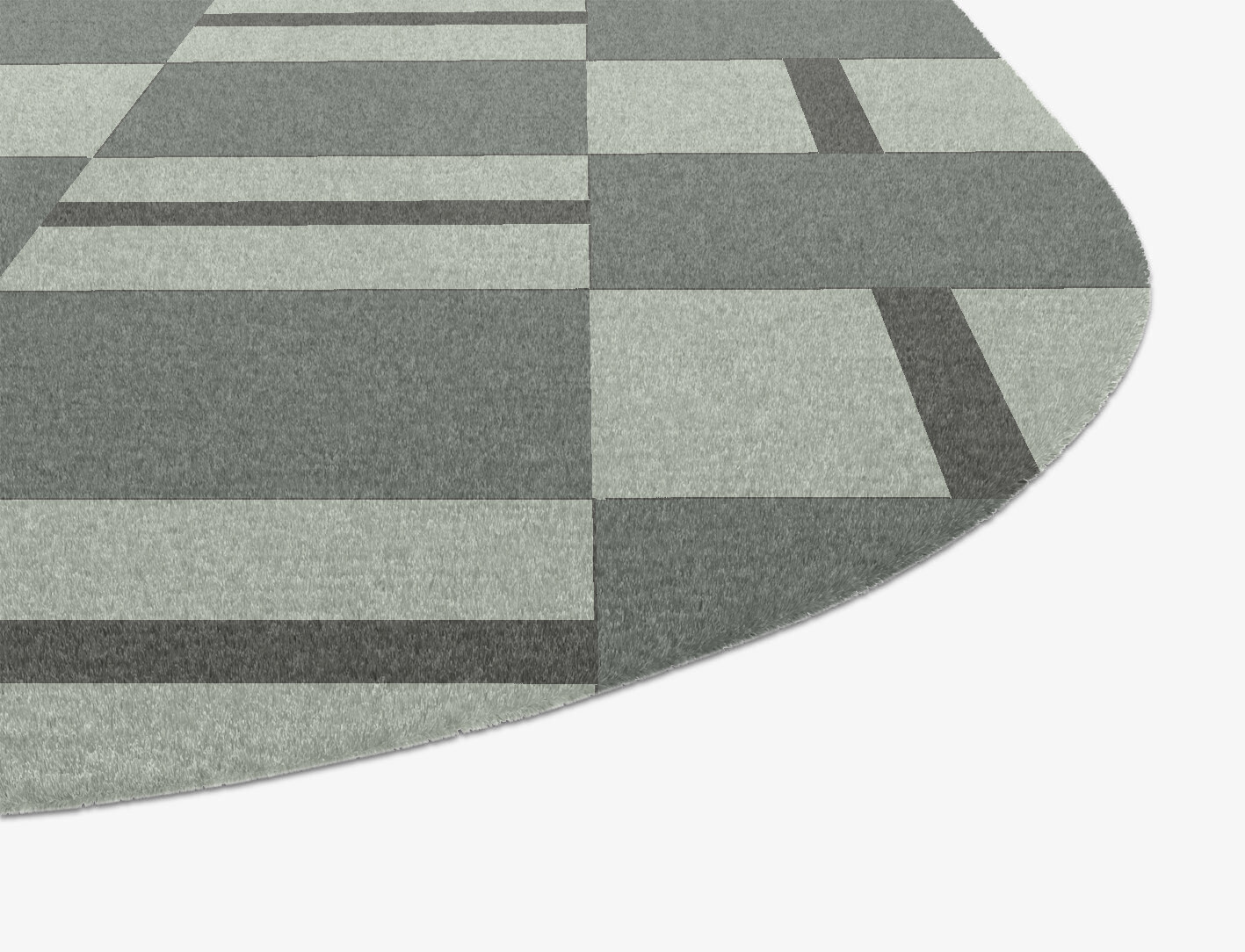 Pennon Geometric Oblong Hand Knotted Tibetan Wool Custom Rug by Rug Artisan