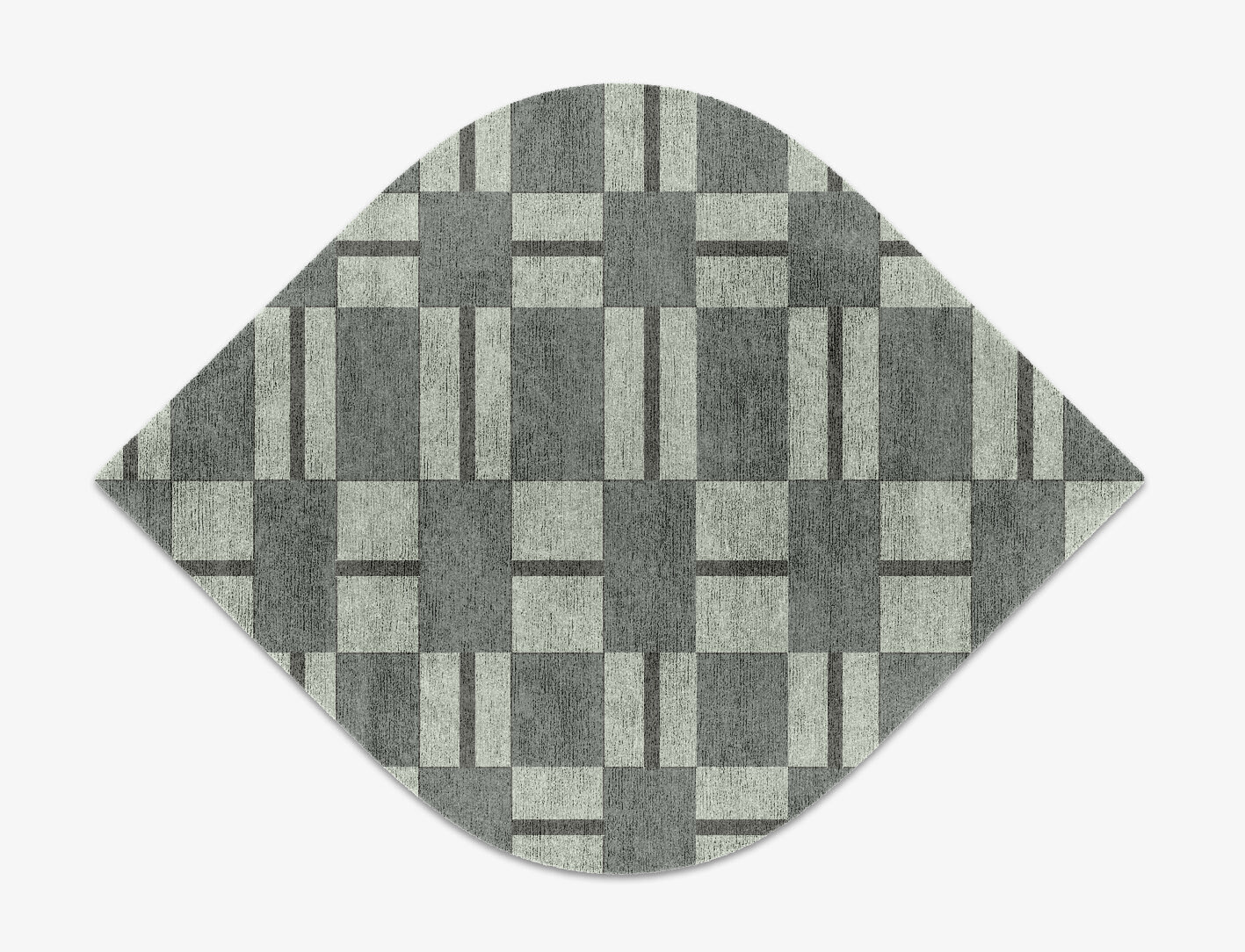 Pennon Geometric Ogee Hand Knotted Bamboo Silk Custom Rug by Rug Artisan