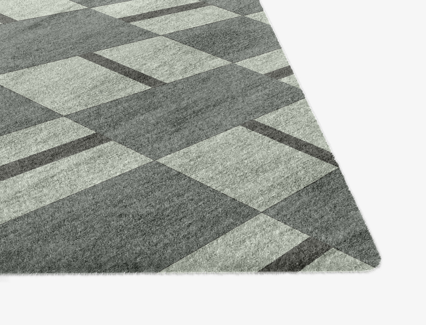 Pennon Geometric Ogee Hand Knotted Bamboo Silk Custom Rug by Rug Artisan