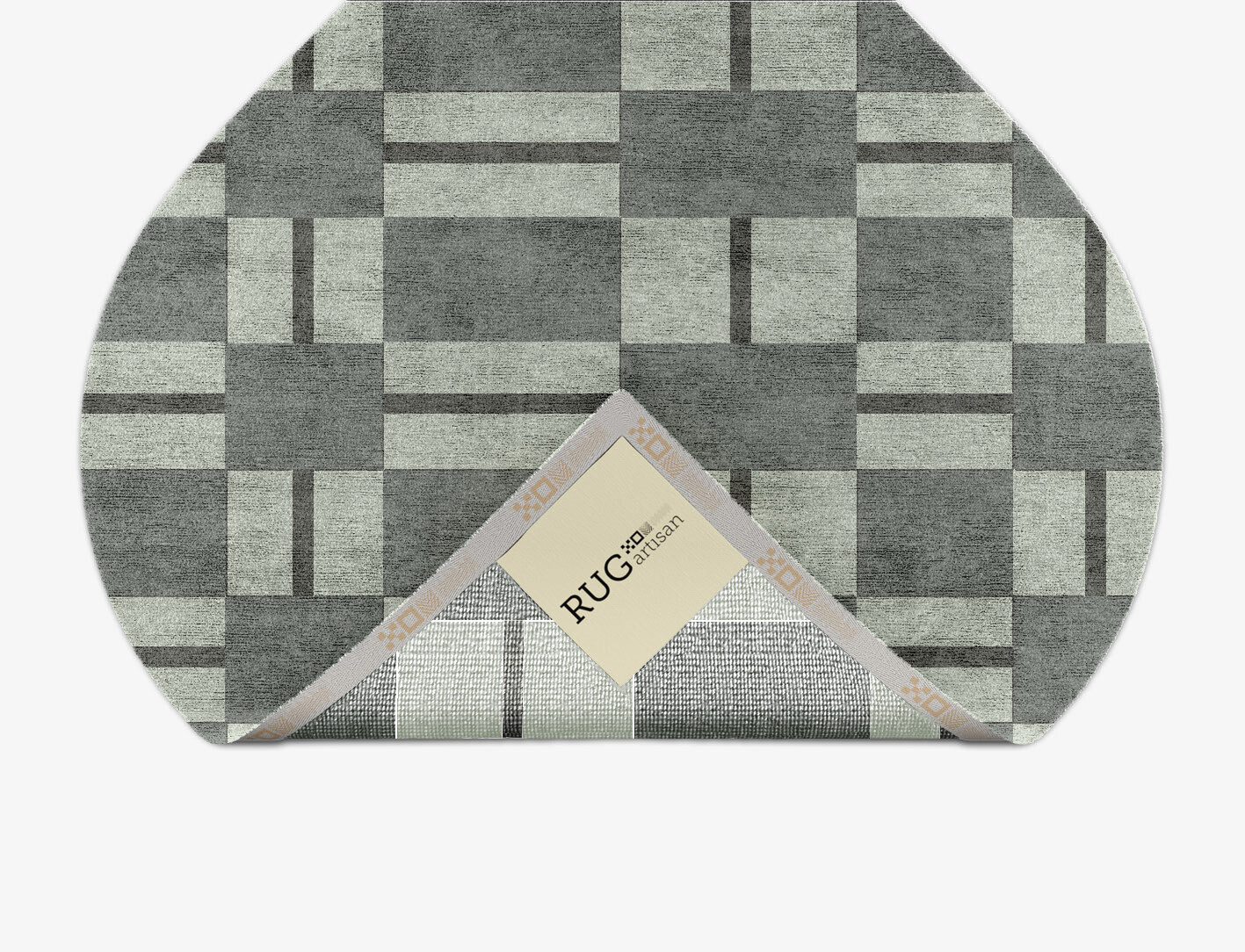 Pennon Geometric Ogee Hand Knotted Bamboo Silk Custom Rug by Rug Artisan