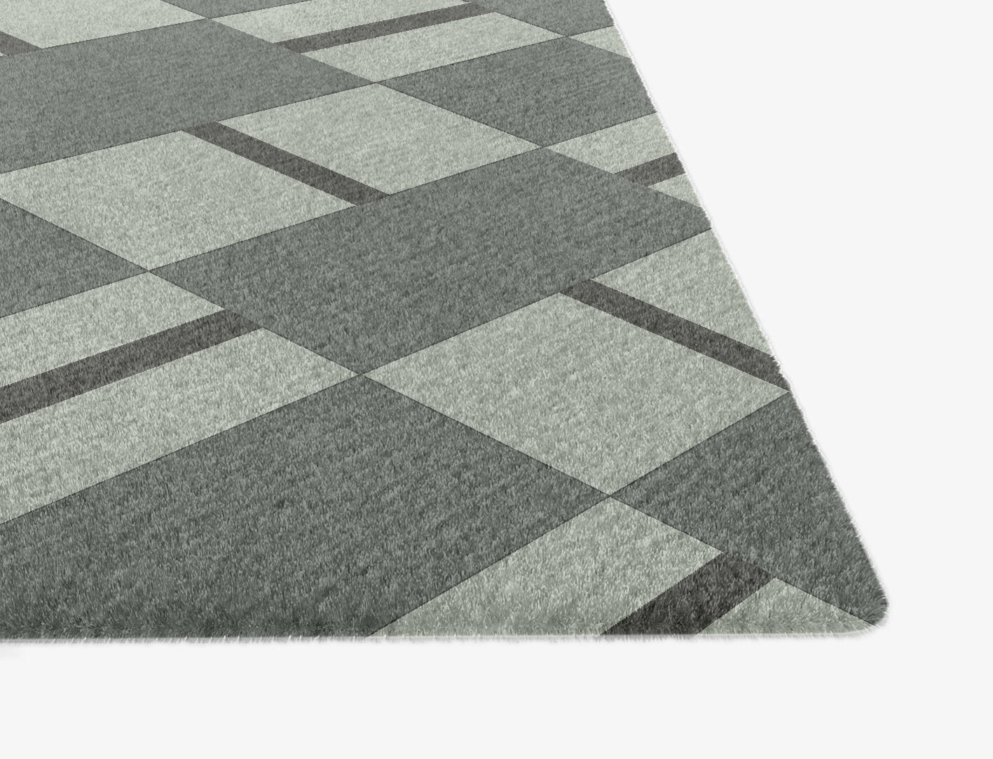 Pennon Geometric Ogee Hand Knotted Tibetan Wool Custom Rug by Rug Artisan