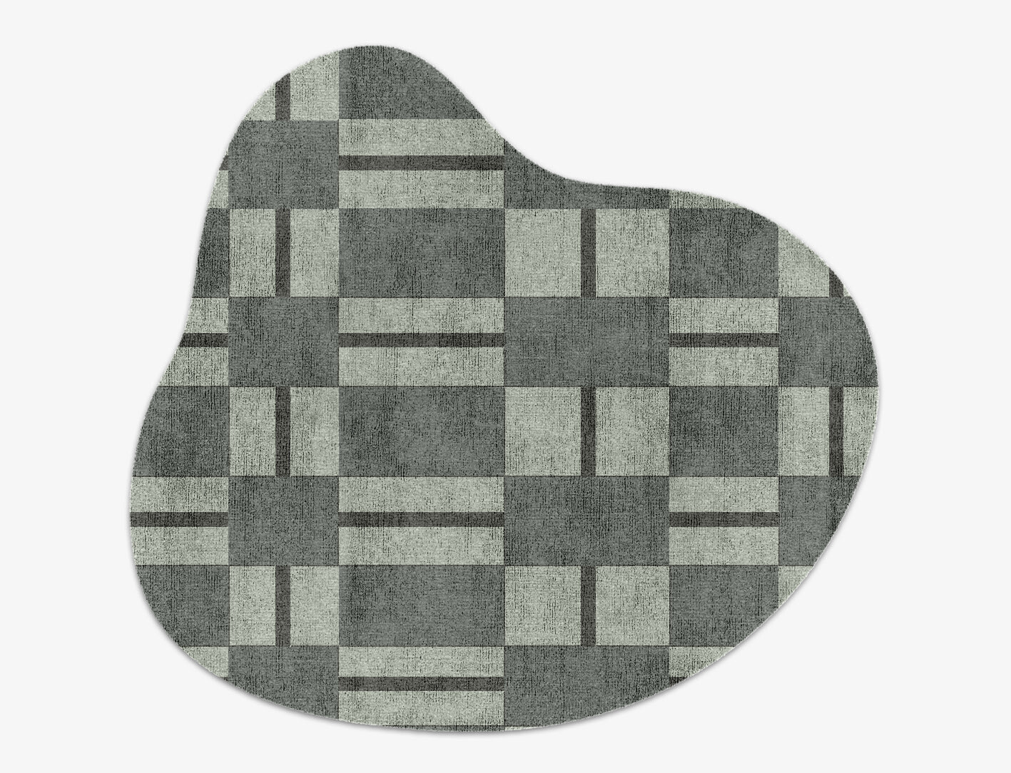 Pennon Geometric Splash Hand Knotted Bamboo Silk Custom Rug by Rug Artisan