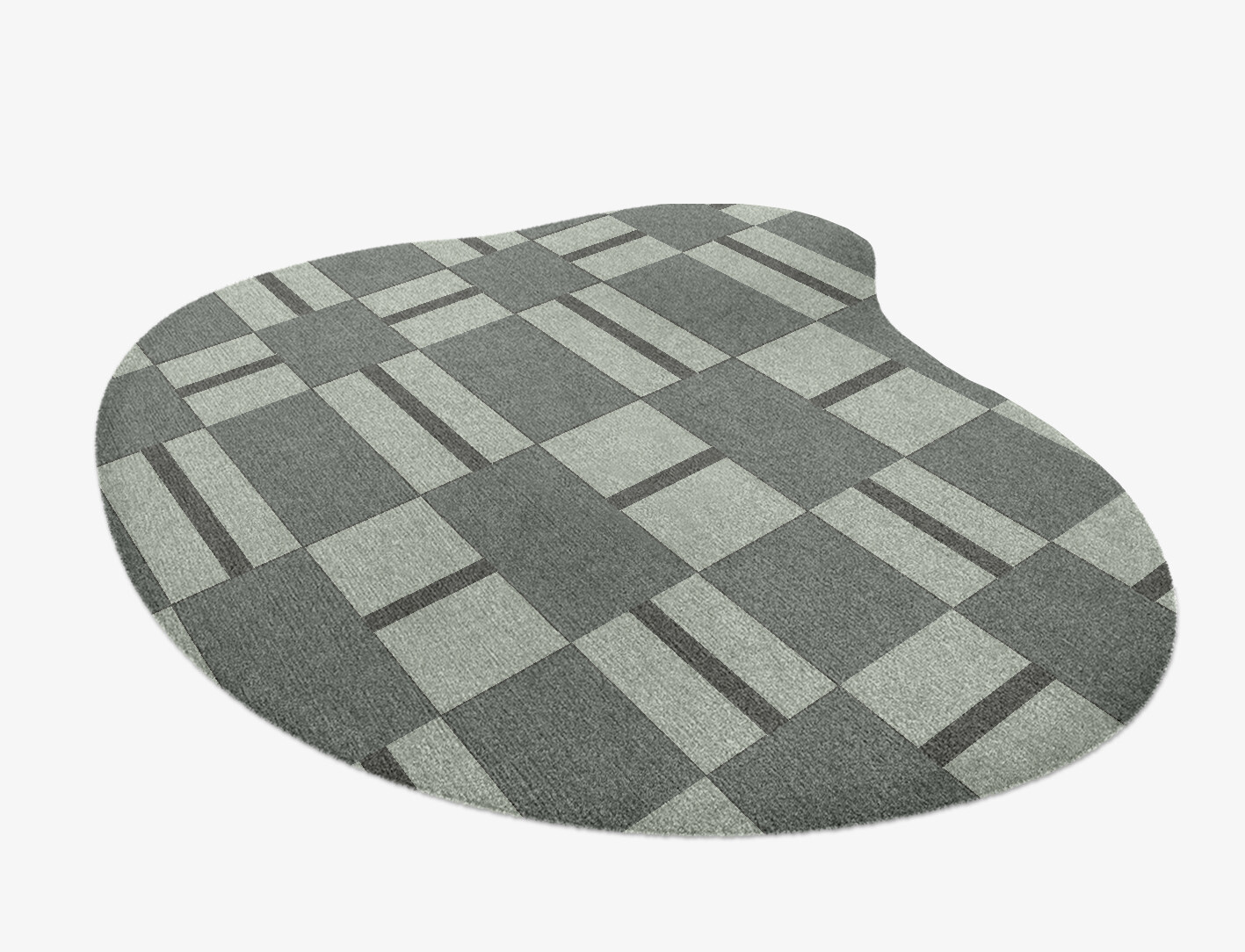 Pennon Geometric Splash Hand Knotted Tibetan Wool Custom Rug by Rug Artisan