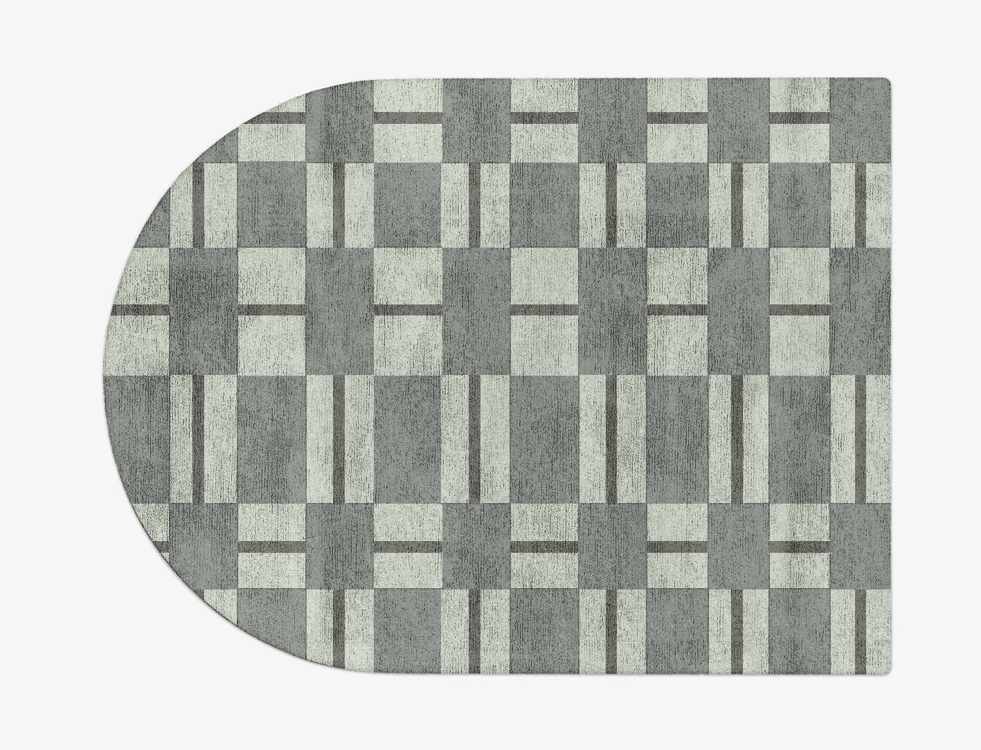 Pennon Geometric Arch Hand Tufted Bamboo Silk Custom Rug by Rug Artisan