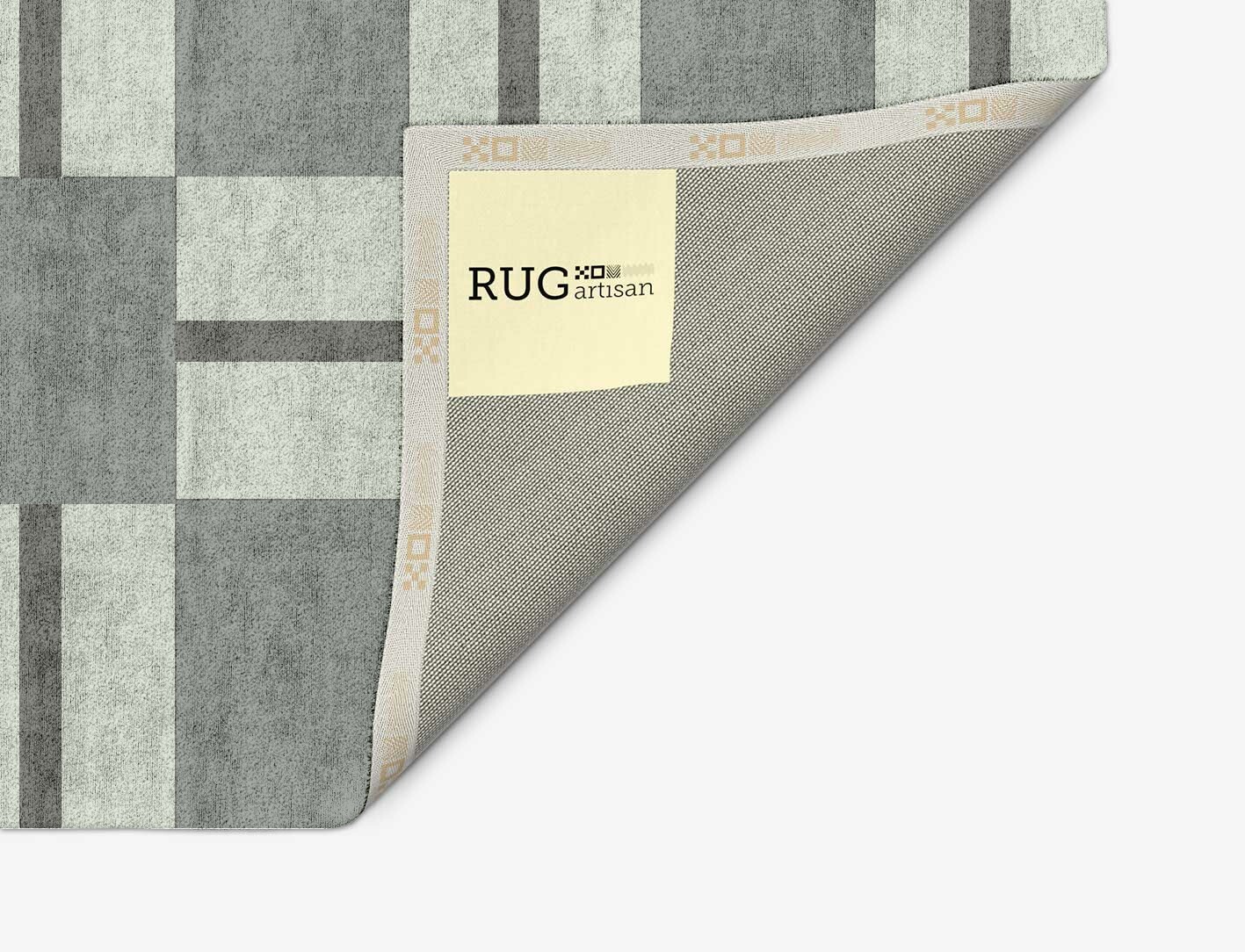 Pennon Geometric Arch Hand Tufted Bamboo Silk Custom Rug by Rug Artisan