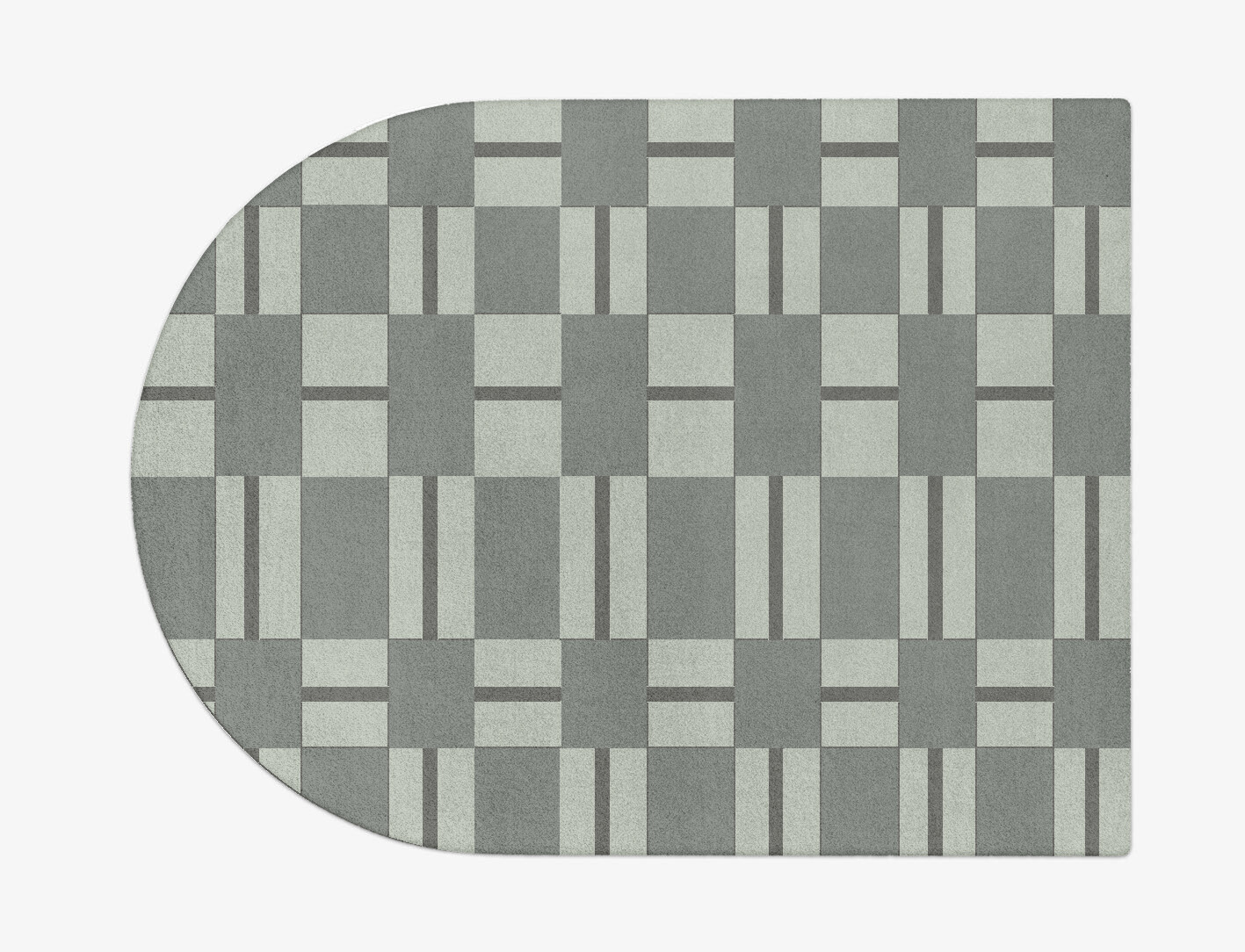 Pennon Geometric Arch Hand Tufted Pure Wool Custom Rug by Rug Artisan