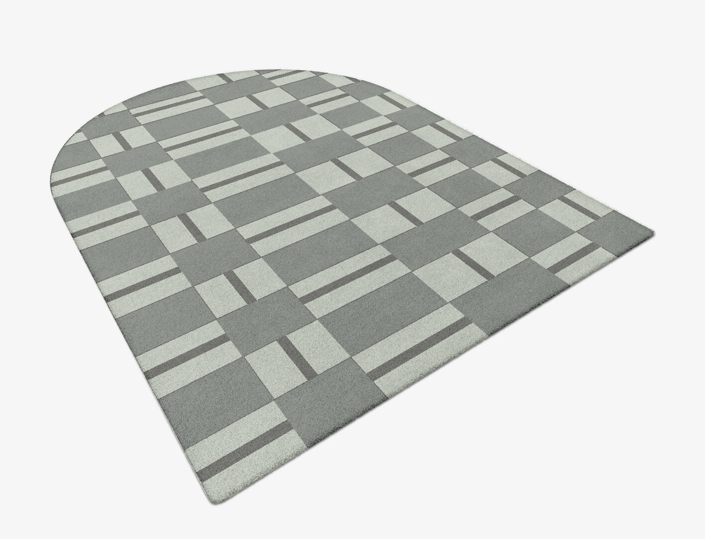 Pennon Geometric Arch Hand Tufted Pure Wool Custom Rug by Rug Artisan