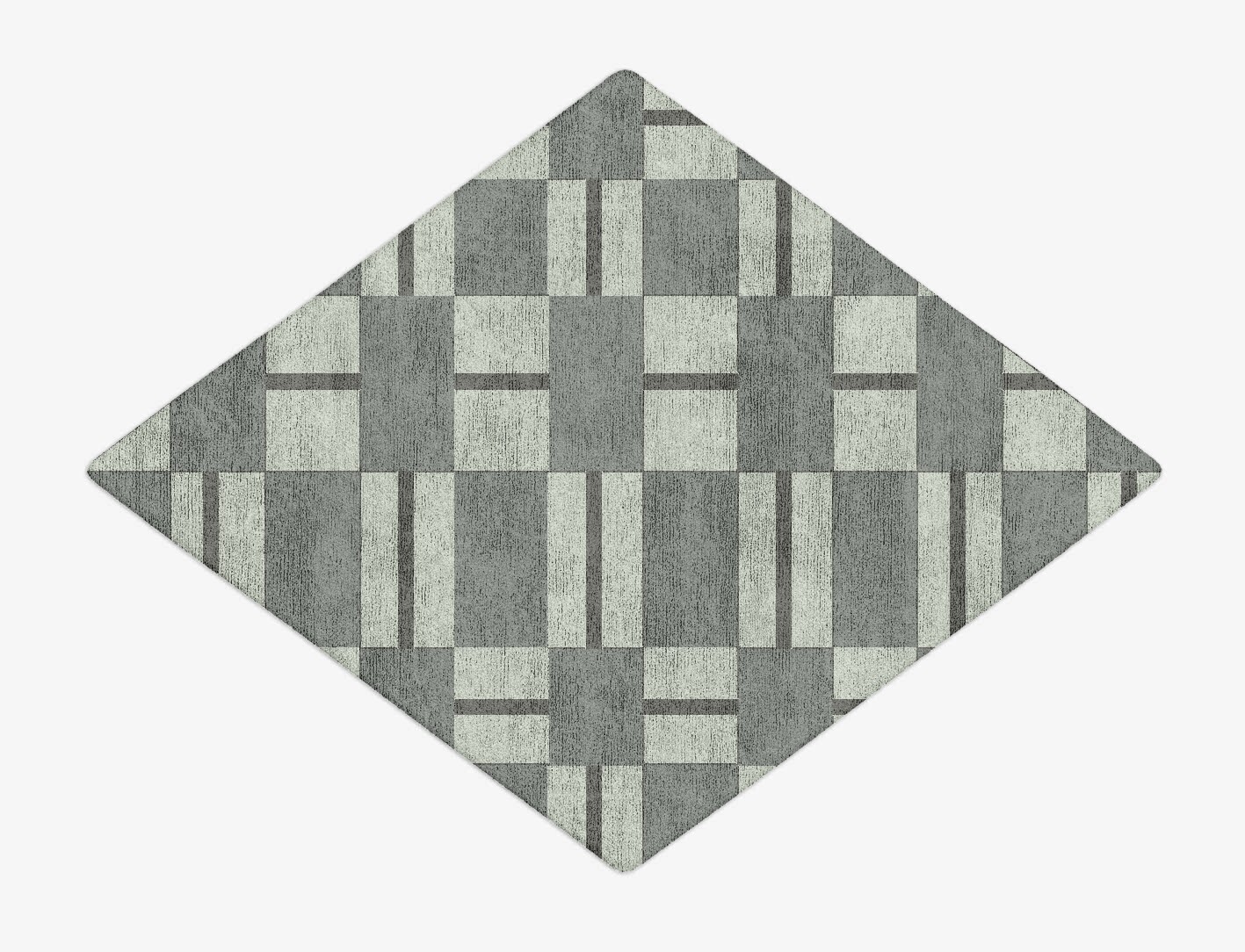 Pennon Geometric Diamond Hand Tufted Bamboo Silk Custom Rug by Rug Artisan