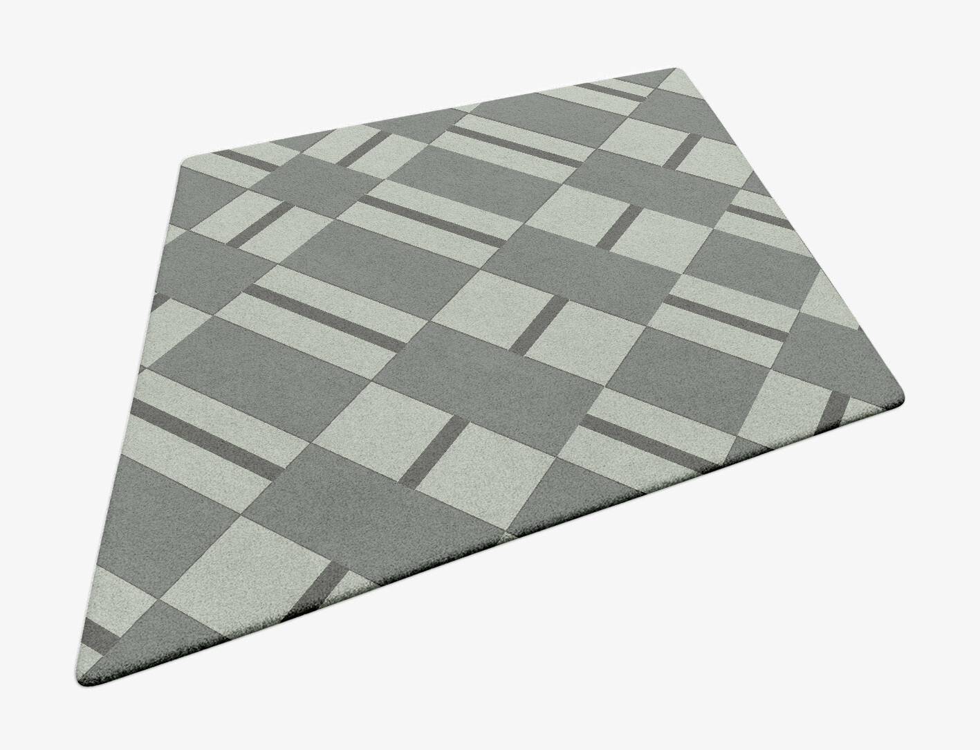 Pennon Geometric Diamond Hand Tufted Pure Wool Custom Rug by Rug Artisan