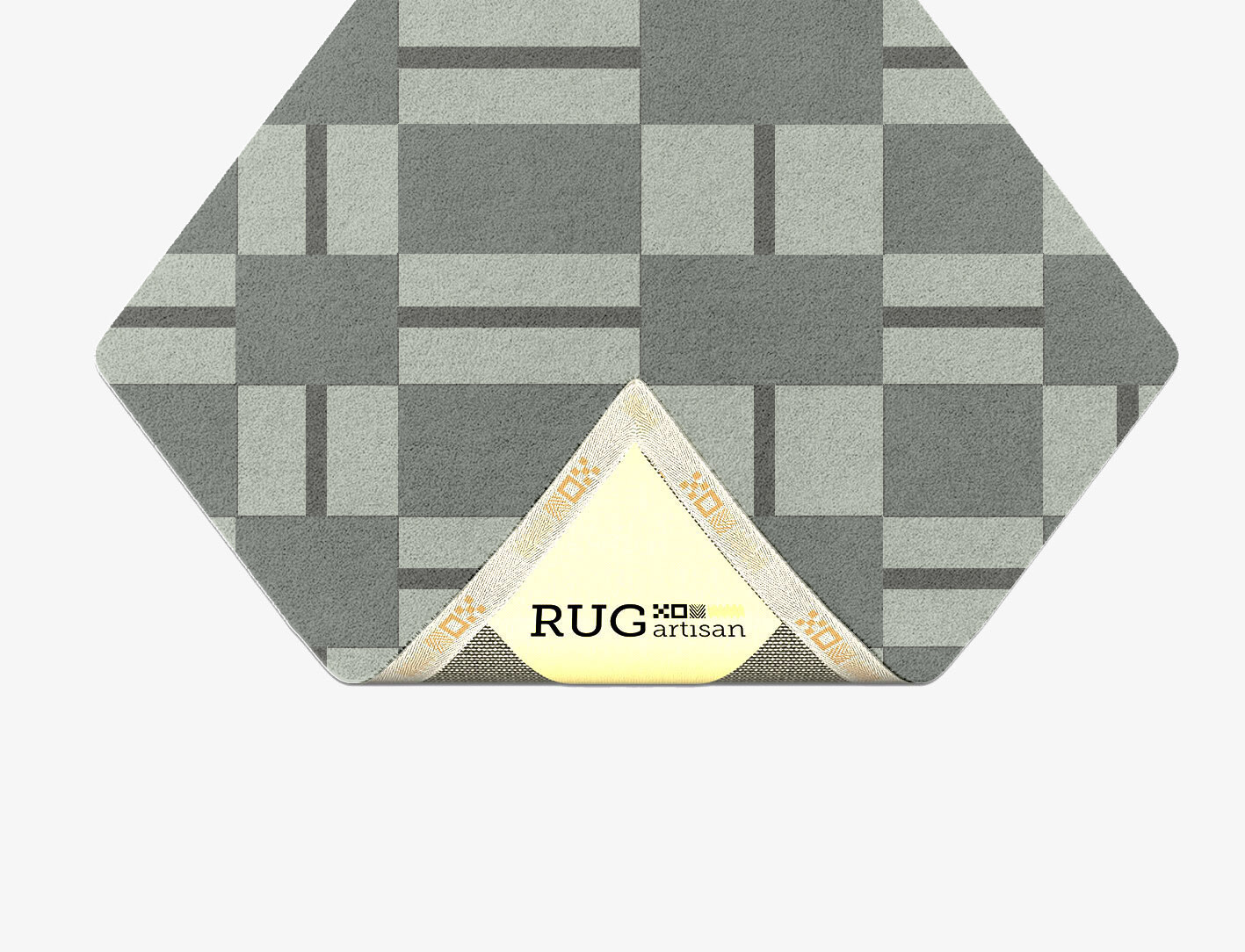 Pennon Geometric Diamond Hand Tufted Pure Wool Custom Rug by Rug Artisan