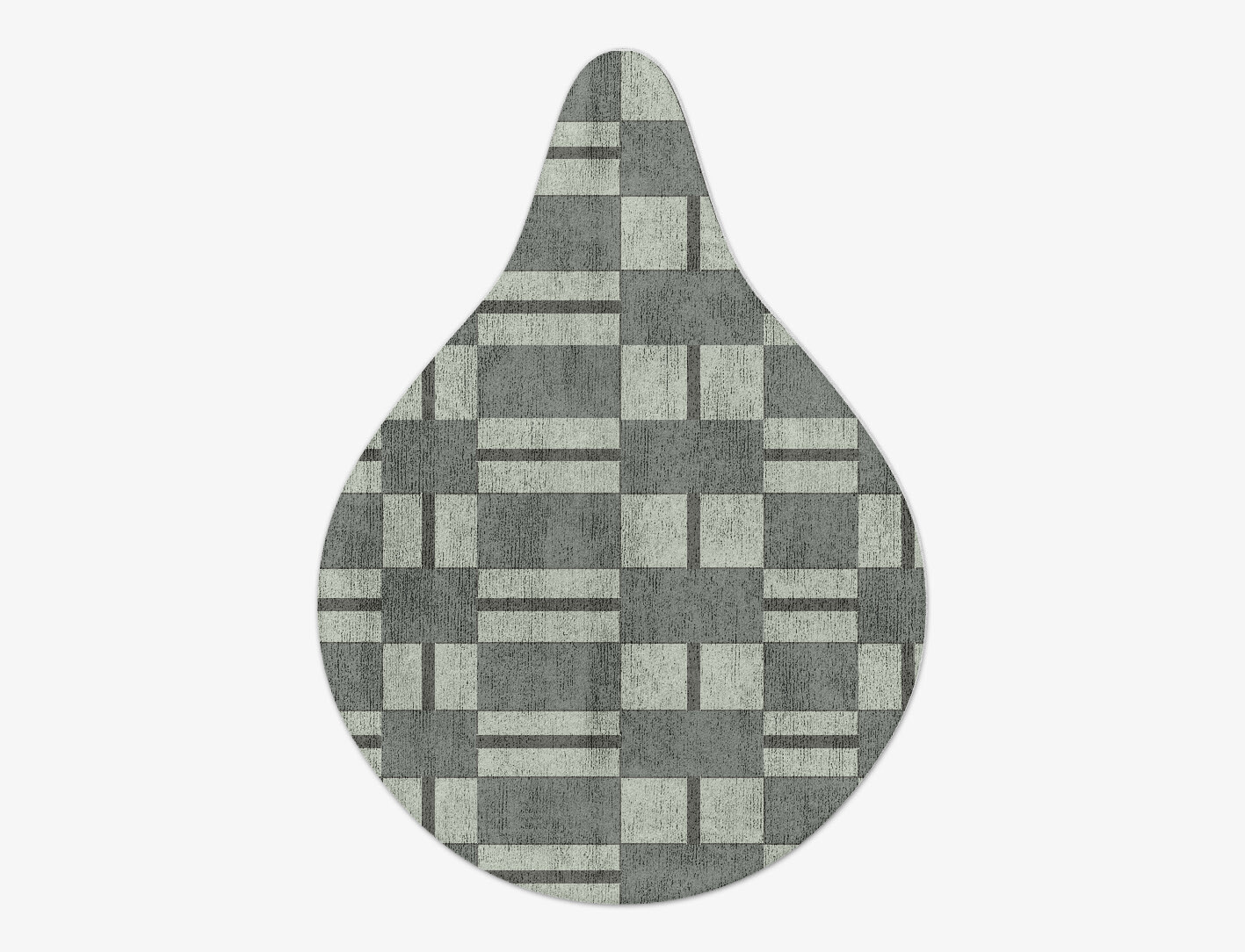 Pennon Geometric Drop Hand Tufted Bamboo Silk Custom Rug by Rug Artisan