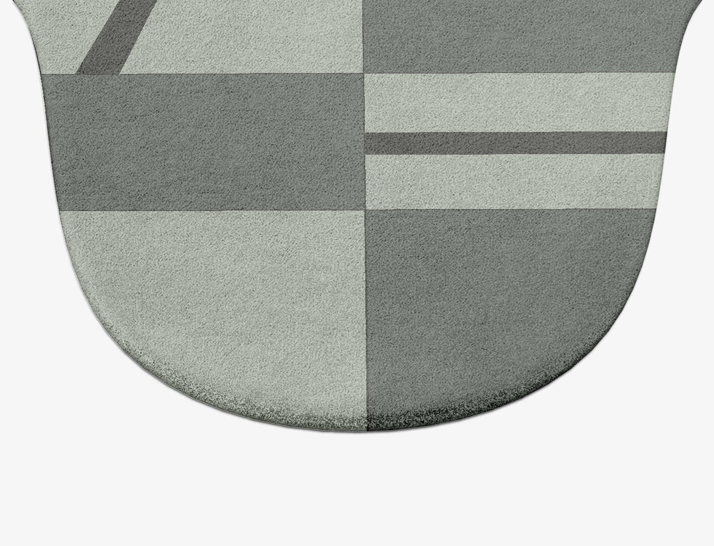 Pennon Geometric Drop Hand Tufted Pure Wool Custom Rug by Rug Artisan