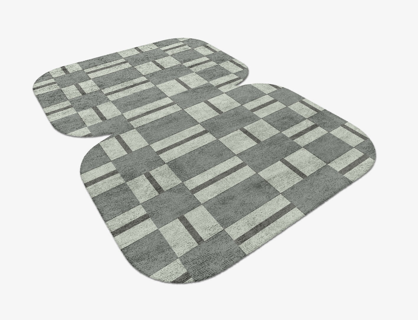 Pennon Geometric Eight Hand Tufted Bamboo Silk Custom Rug by Rug Artisan