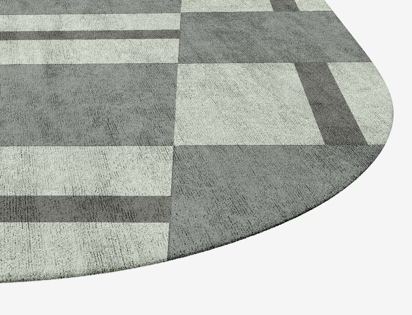 Pennon Geometric Eight Hand Tufted Bamboo Silk Custom Rug by Rug Artisan