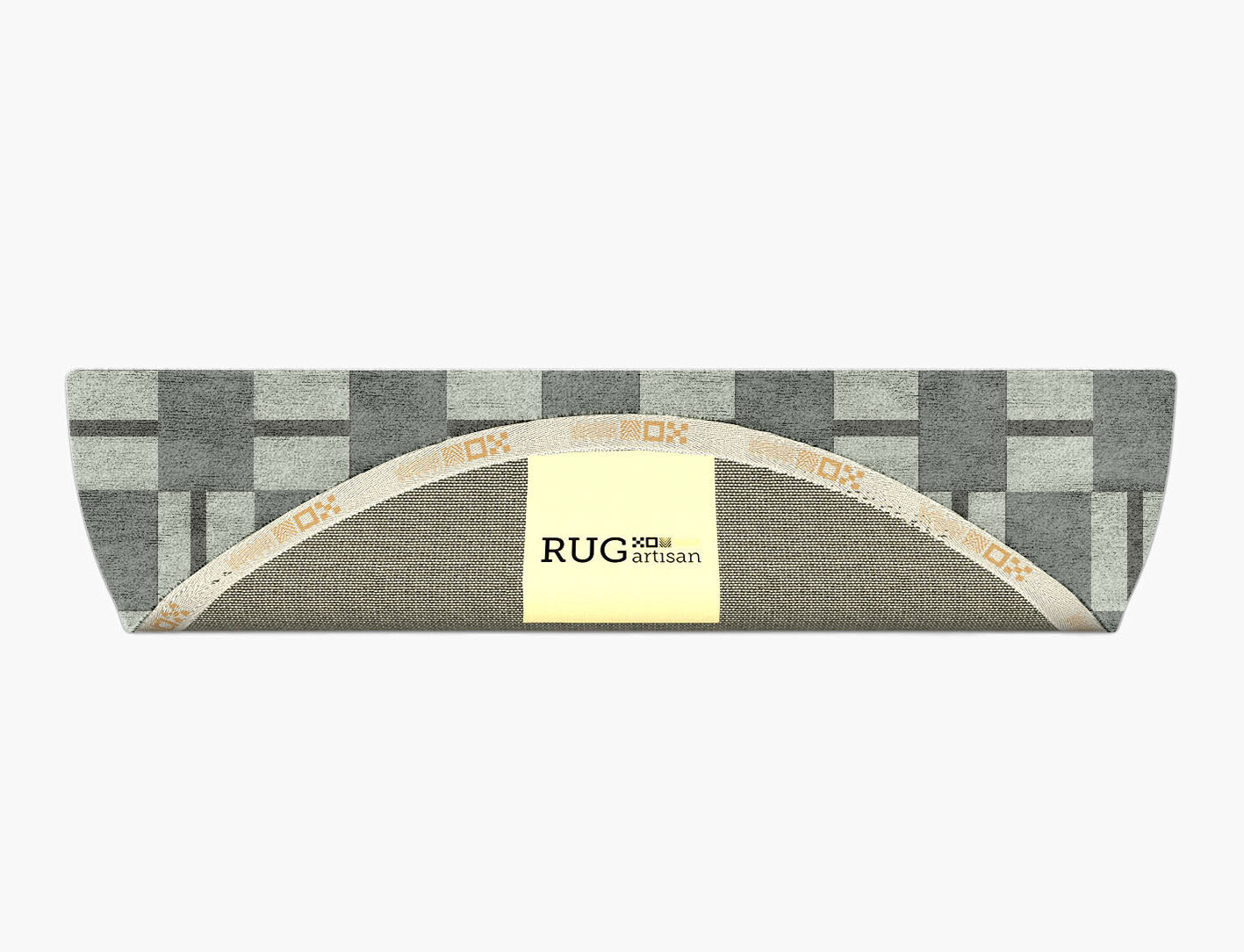 Pennon Geometric Halfmoon Hand Tufted Bamboo Silk Custom Rug by Rug Artisan
